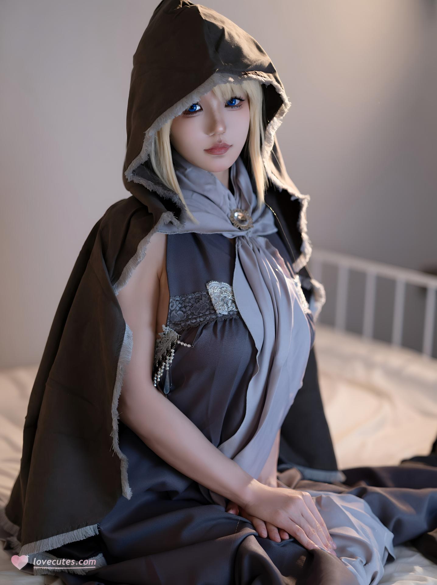 [Cosplay] Ogura Chiyo w โฟโต้เซ็ต cosplay, black stockings, cleavage styling 58P