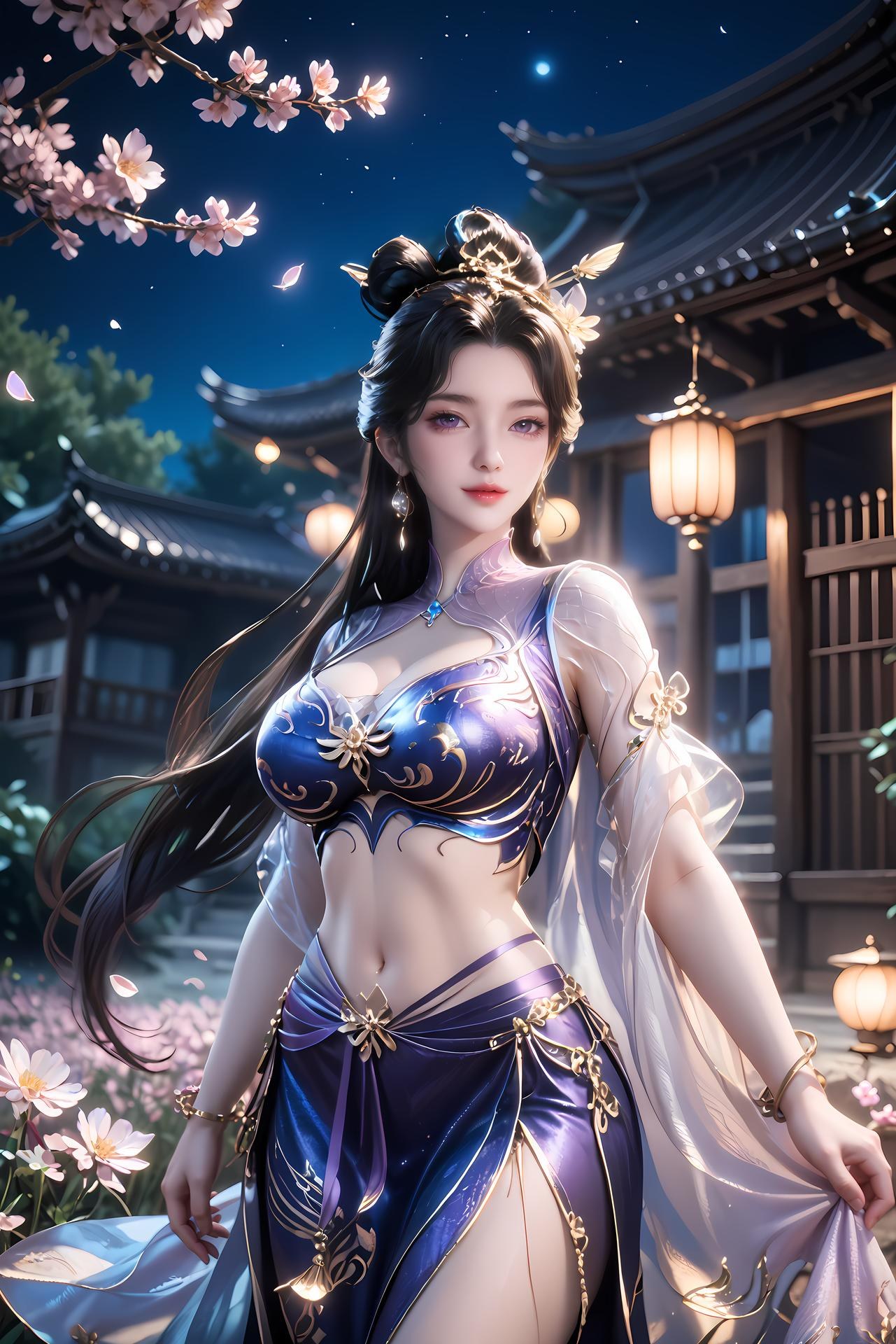 AI Porn - Chinese Anime Goddess Fu Xinyun explicit nude AI Adult Gallery 92P