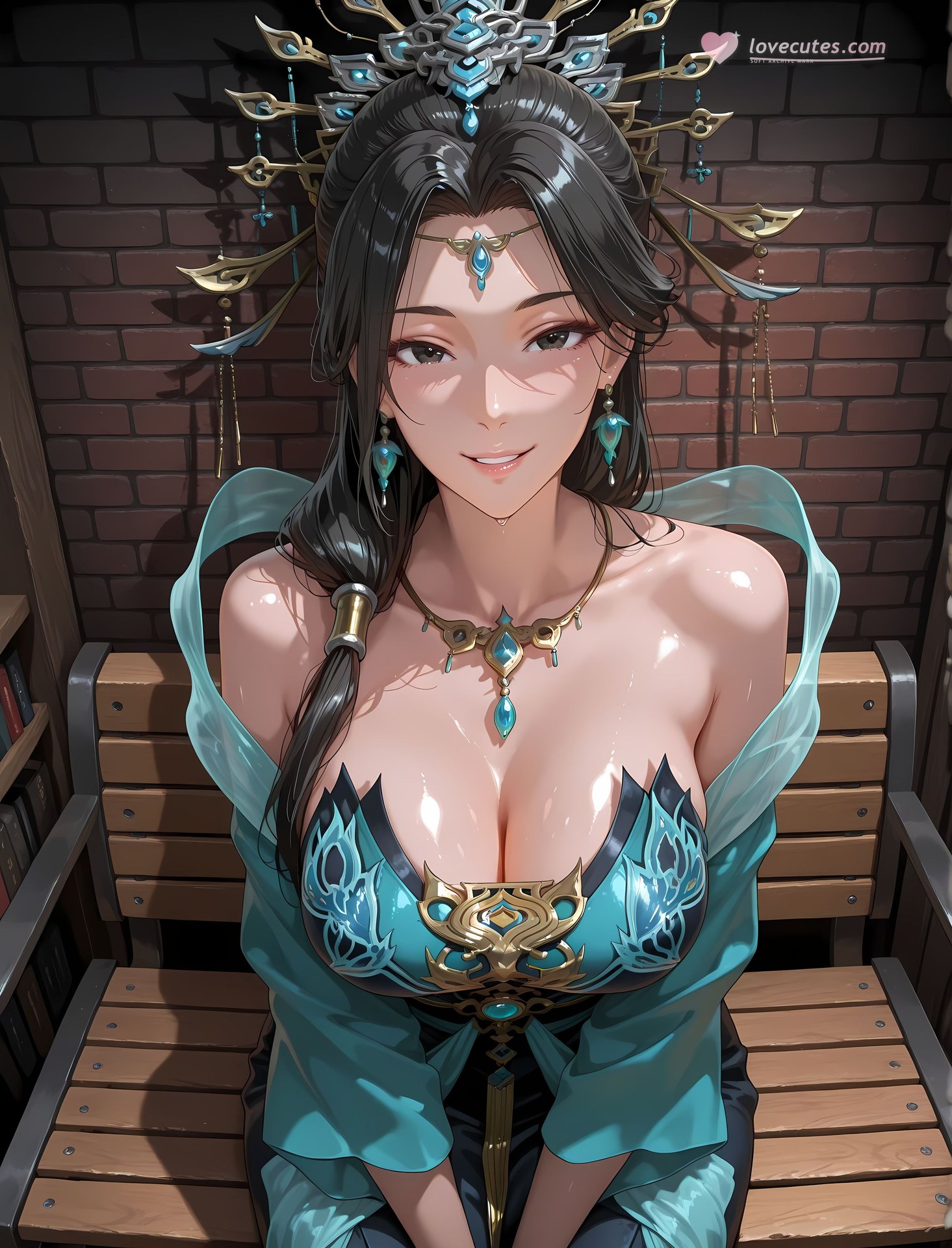 AI Porn - 國漫女神 燕傾霏：緊身衣濕身露穴成人向圖集 216P