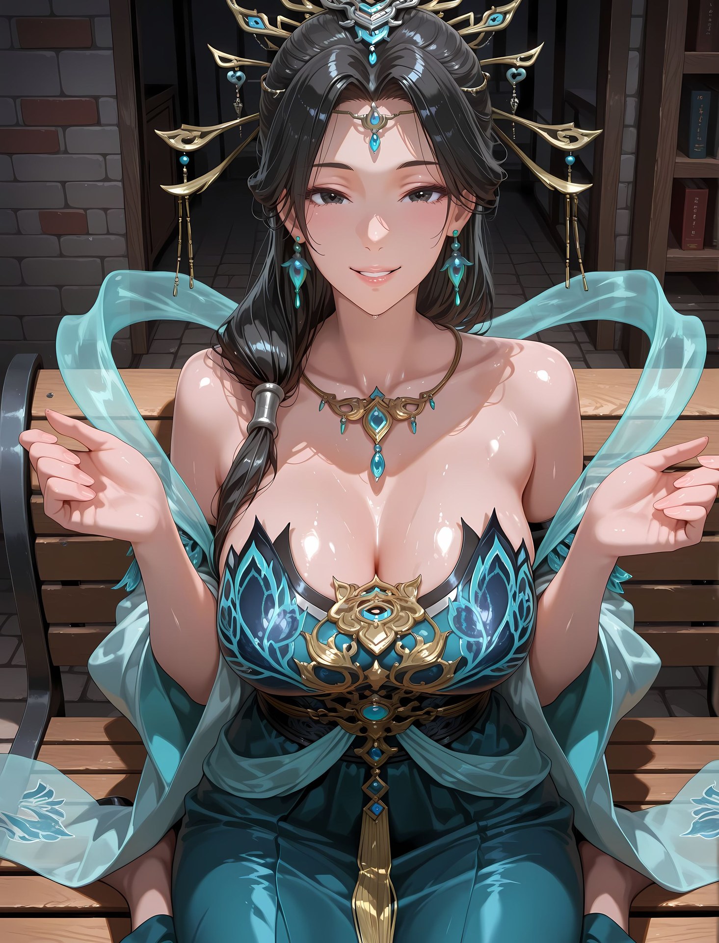 AI Porn - 國漫女神 燕傾霏：緊身衣濕身露穴成人向圖集 216P