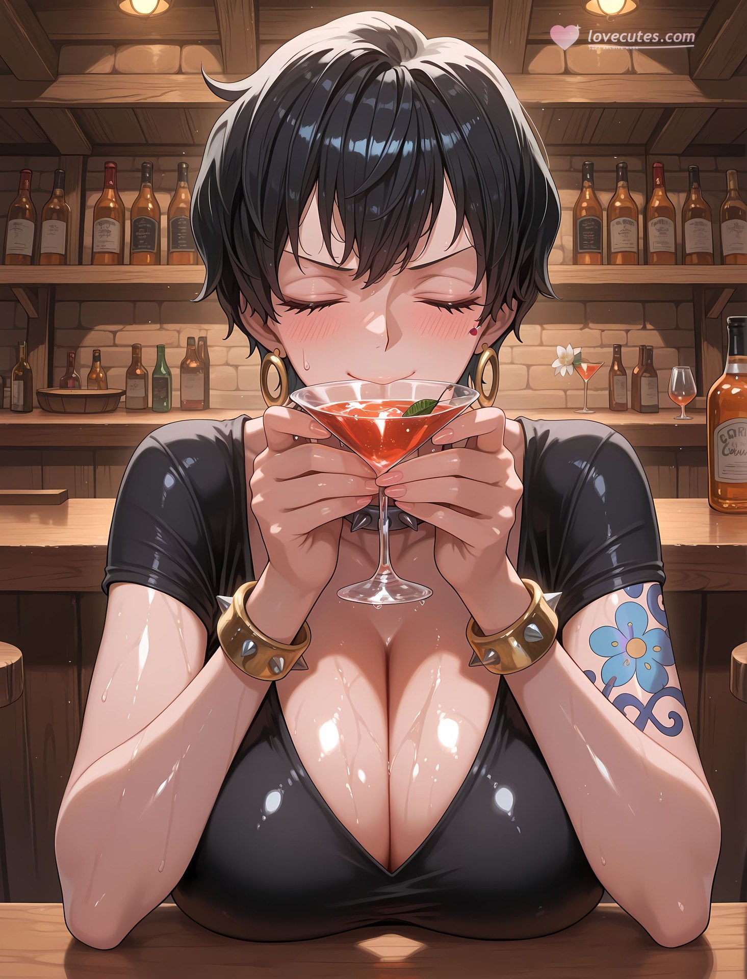 AI Porn - The Outcast Duoer đồ bó sát phòng tắm phong cách ướt bộ sưu tập AI 236P
