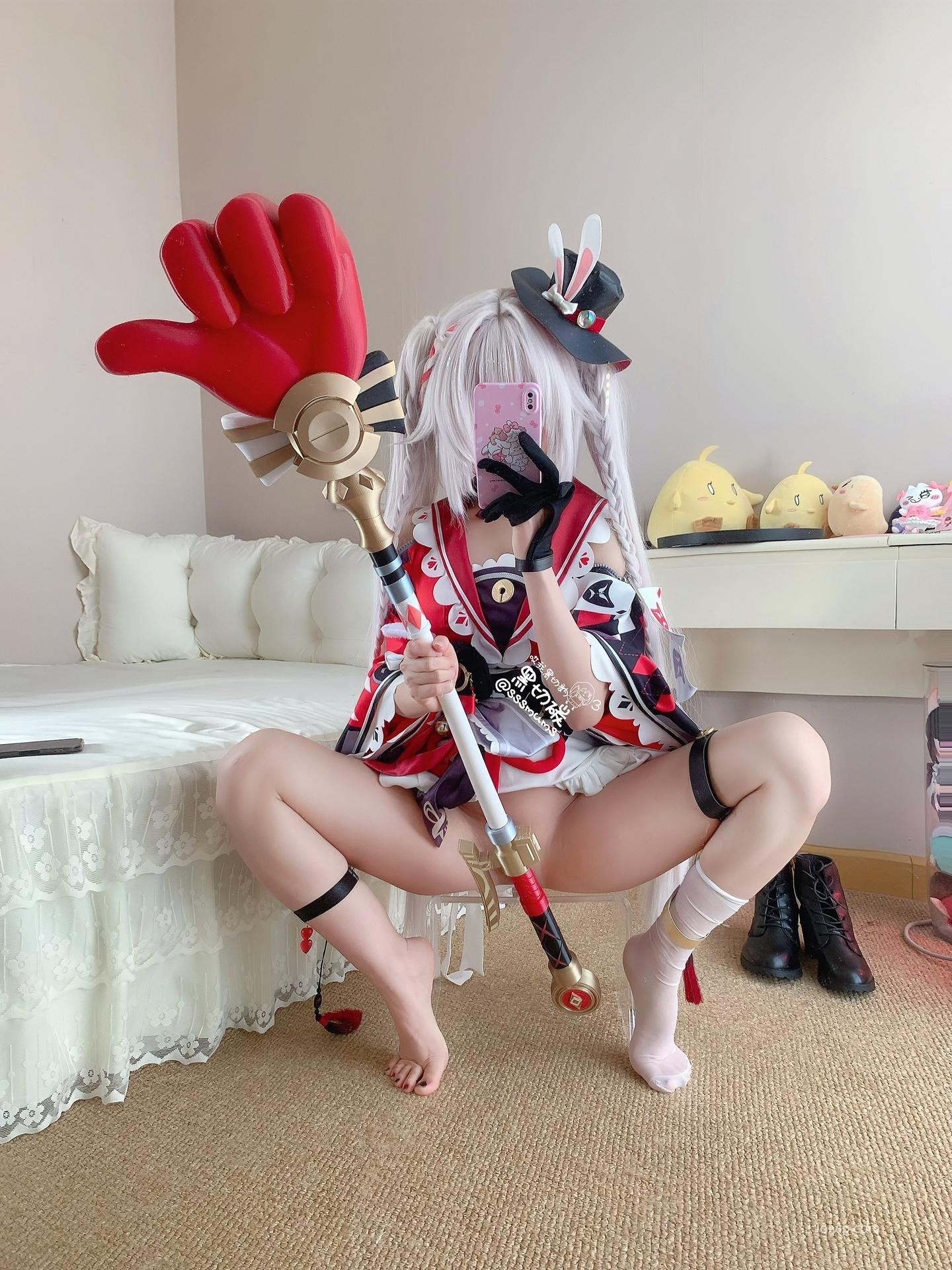 [Cosplay] Cookie Soft Fufu bộ ảnh cosplay, leg-focused poses, video extras 34P7V