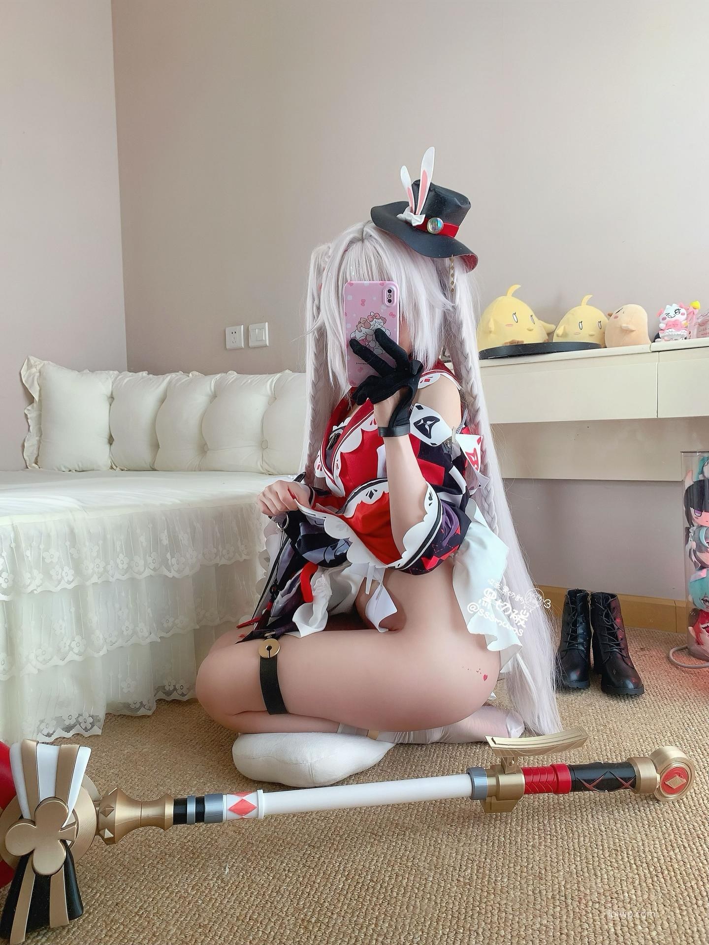 [Cosplay] Cookie Soft Fufu bộ ảnh cosplay, leg-focused poses, video extras 34P7V
