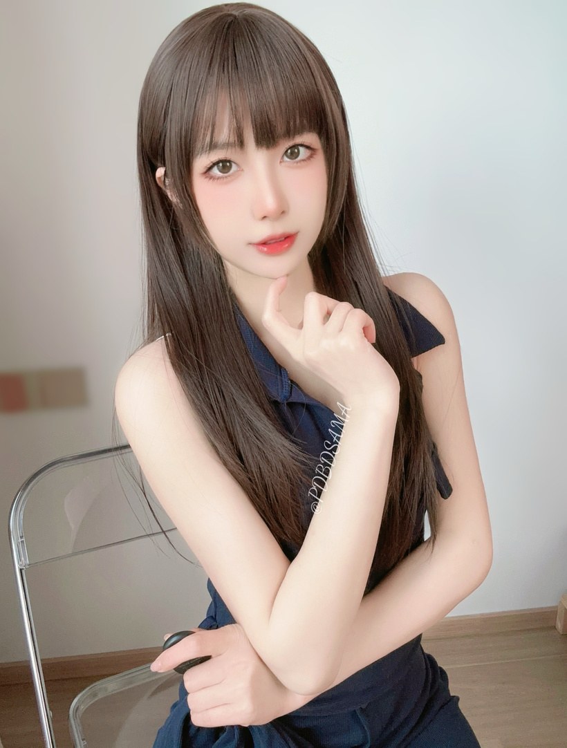 [Private Room] Pudding Dafa โฟโต้เซ็ต private-room photos, leg-focused poses, video extras 24P3V