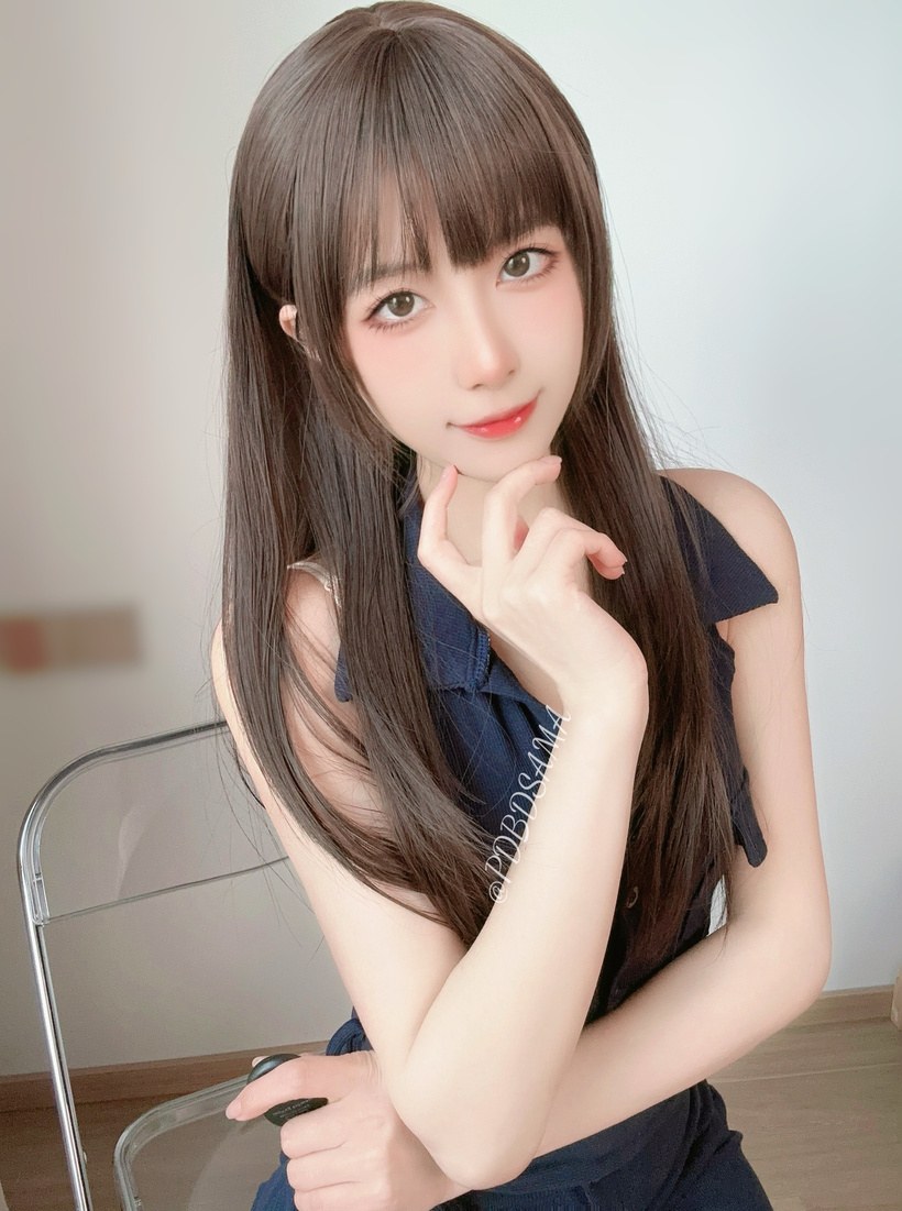 [Private Room] Pudding Dafa โฟโต้เซ็ต private-room photos, leg-focused poses, video extras 24P3V