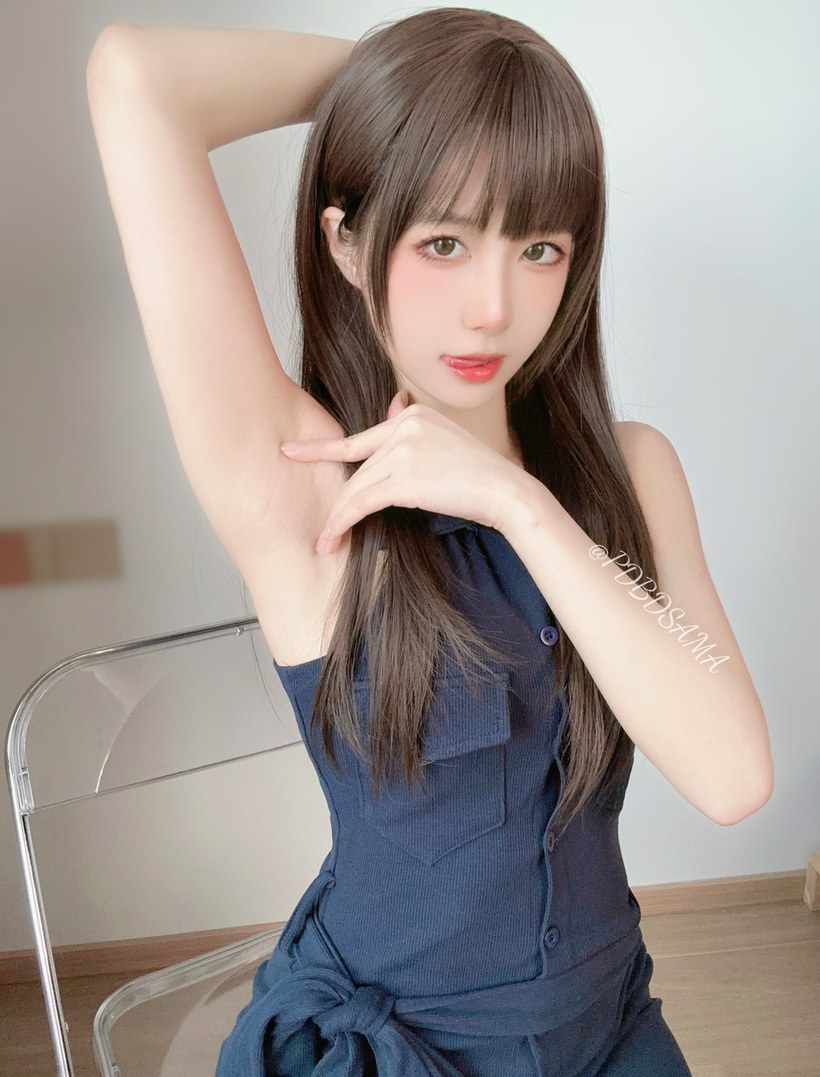 [Private Room] Pudding Dafa โฟโต้เซ็ต private-room photos, leg-focused poses, video extras 24P3V