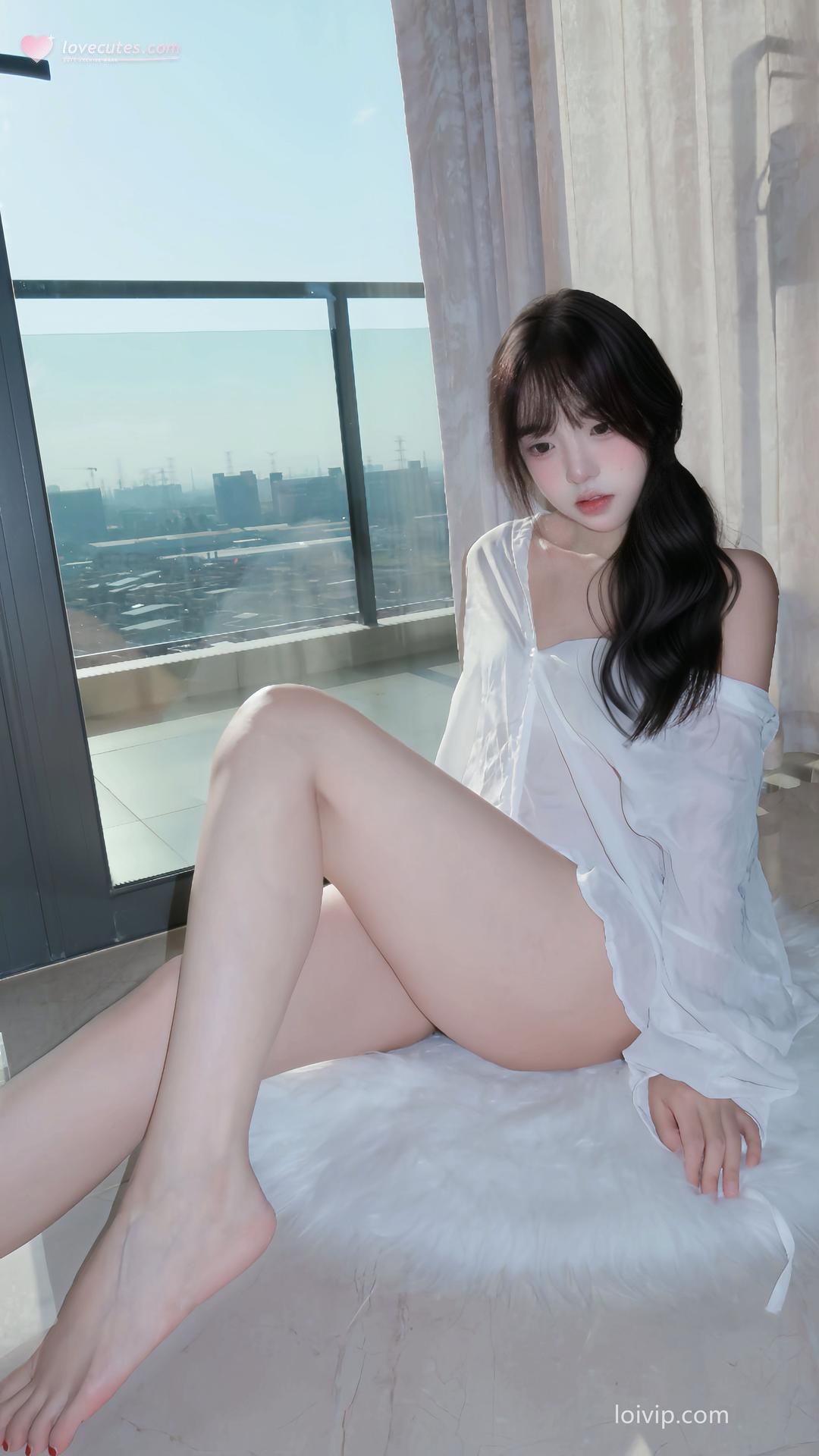 [Private Room] Nide Zhenzhenu โฟโต้เซ็ต private-room photos, bathroom set, leg-focused poses, video extras 66P2V