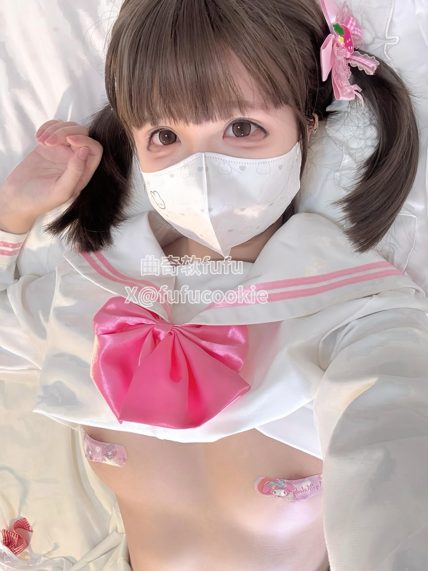 [Private Room] Cookie Soft Fufu โฟโต้เซ็ต white stockings uniform video 26P4V