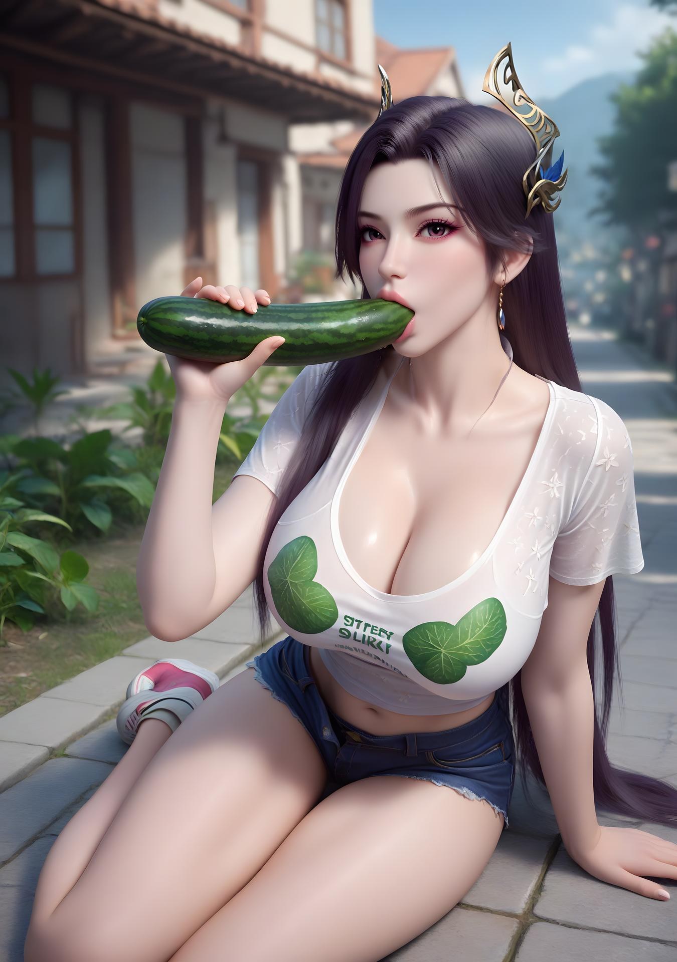 AI Porn - Battle Through the Heavens Cao Ying bodysuit explicit nude AI Adult Gallery 98P