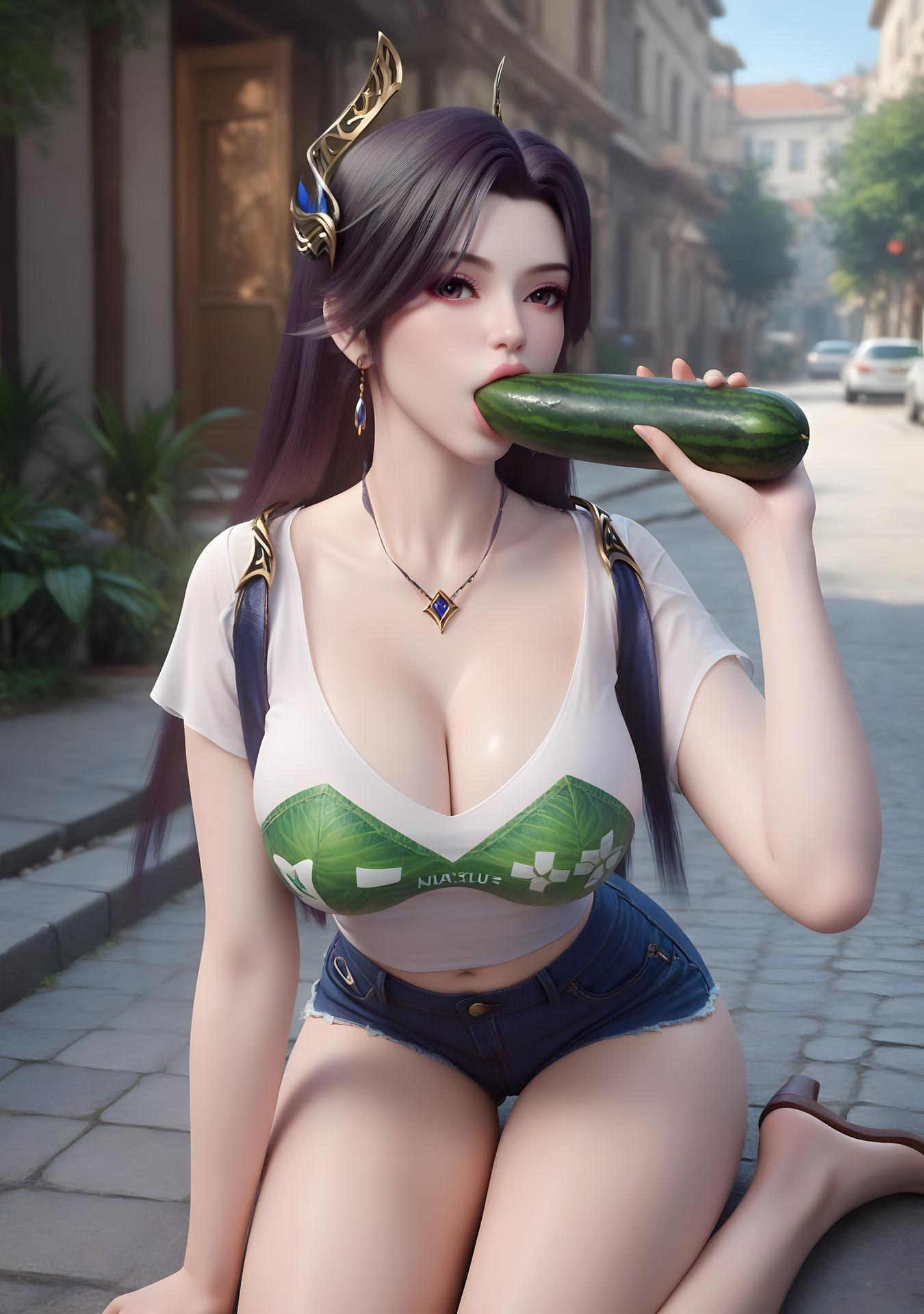 AI Porn - Battle Through the Heavens Cao Ying bodysuit explicit nude AI Adult Gallery 98P