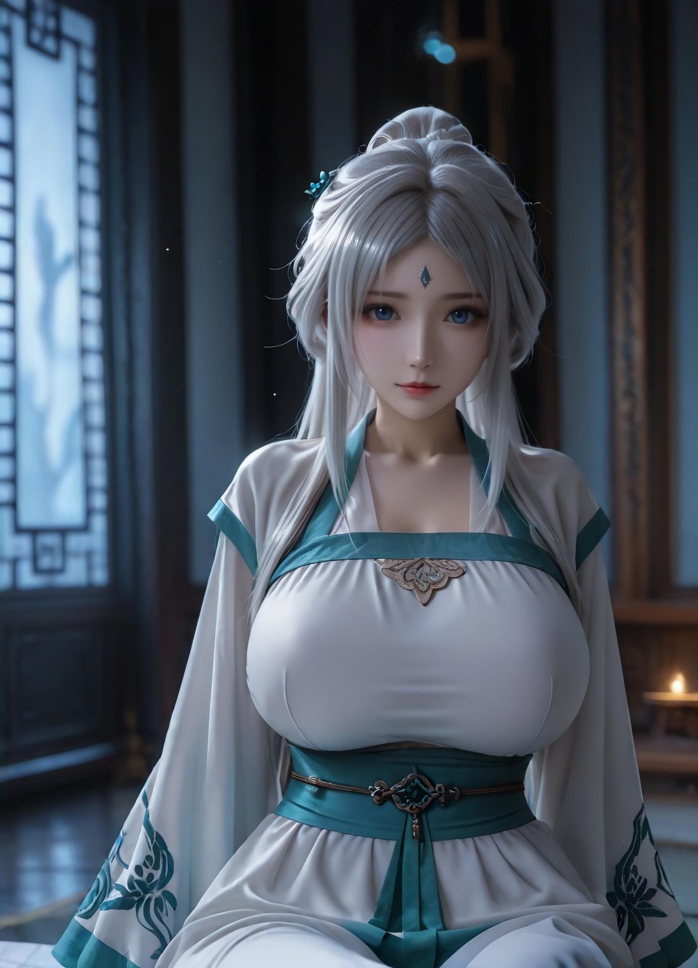 AI Porn - 風靈玉秀 白沐貞：露穴成人向圖集 106P
