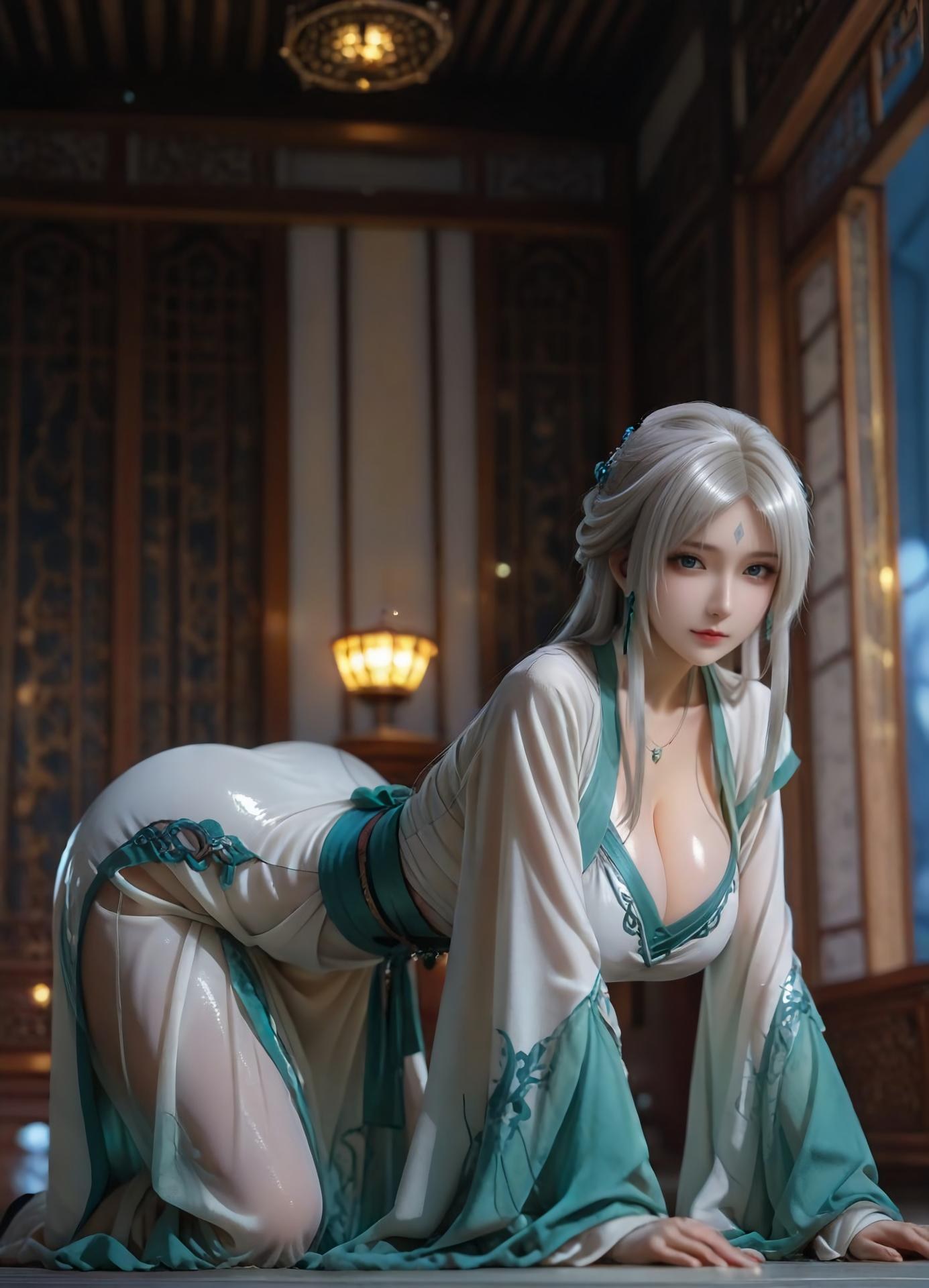 AI Porn - 風靈玉秀 白沐貞 露出ヌード AI画像ギャラリー 106P