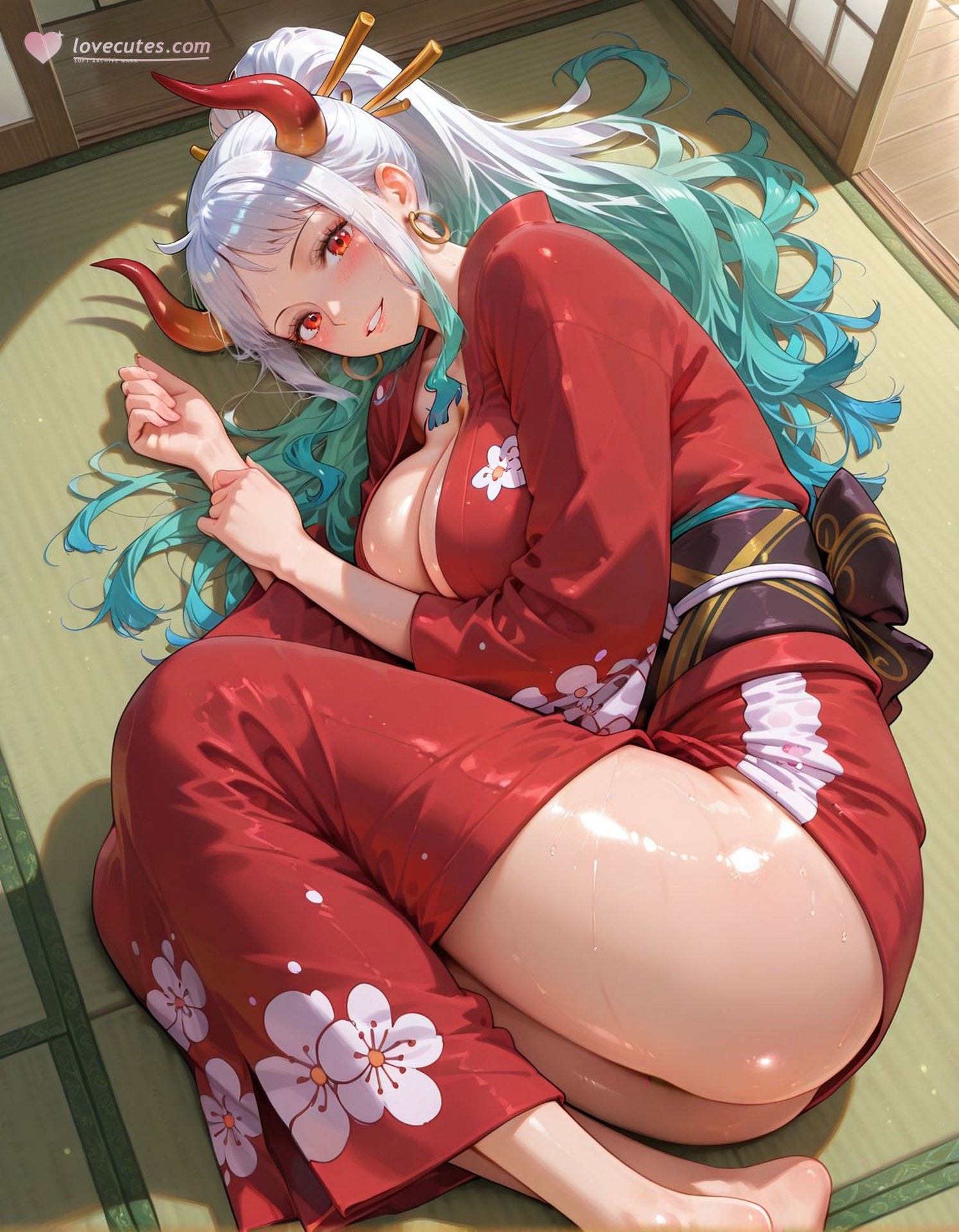 AI Porn - 海賊王 大和：泳裝濕身露穴成人向圖集 413P