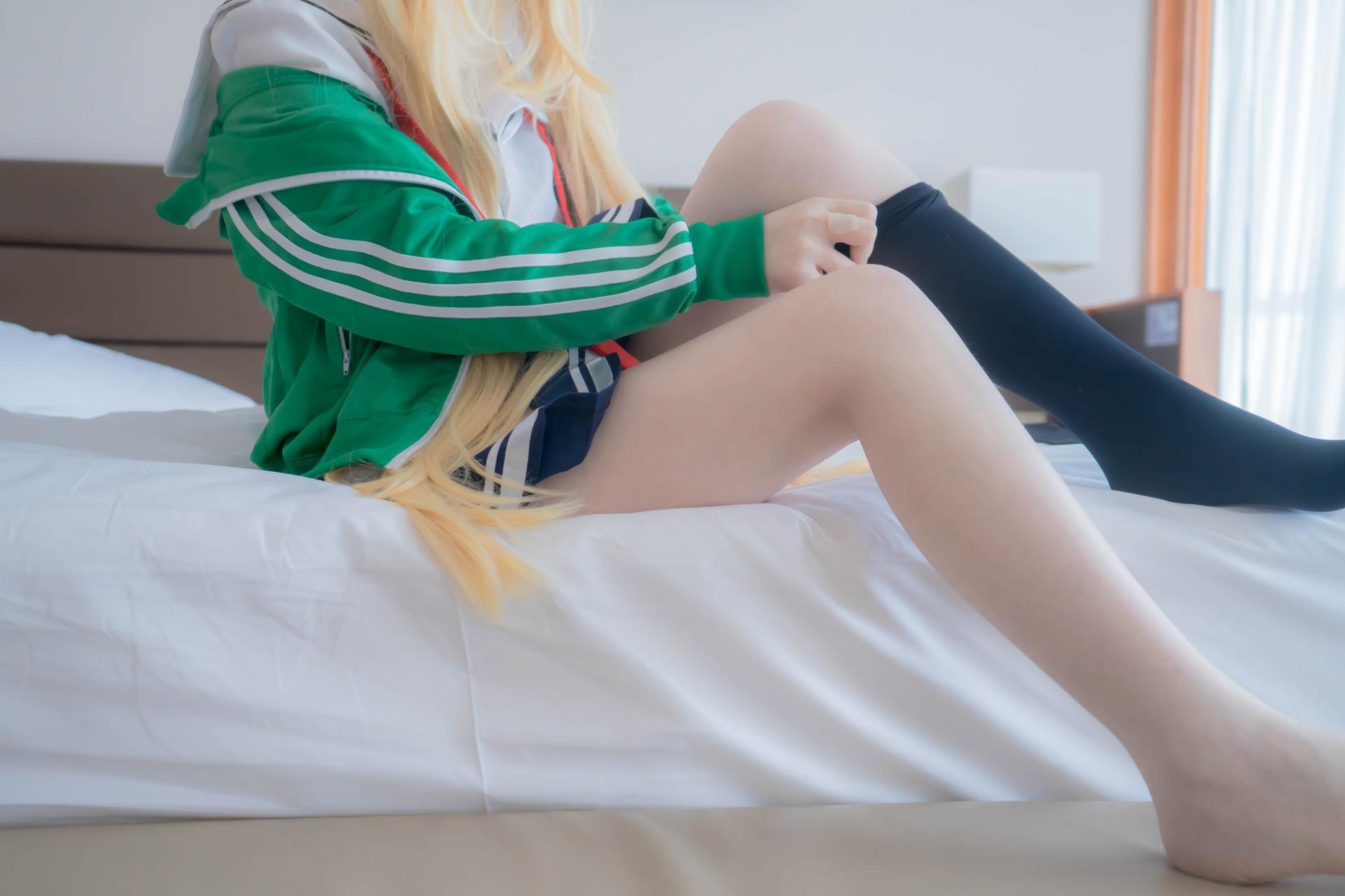 [cosplay] 少女映畫 - 澤村·斯潘塞·英梨梨：翹臀學生裝黑絲大尺度角色還原 93P
