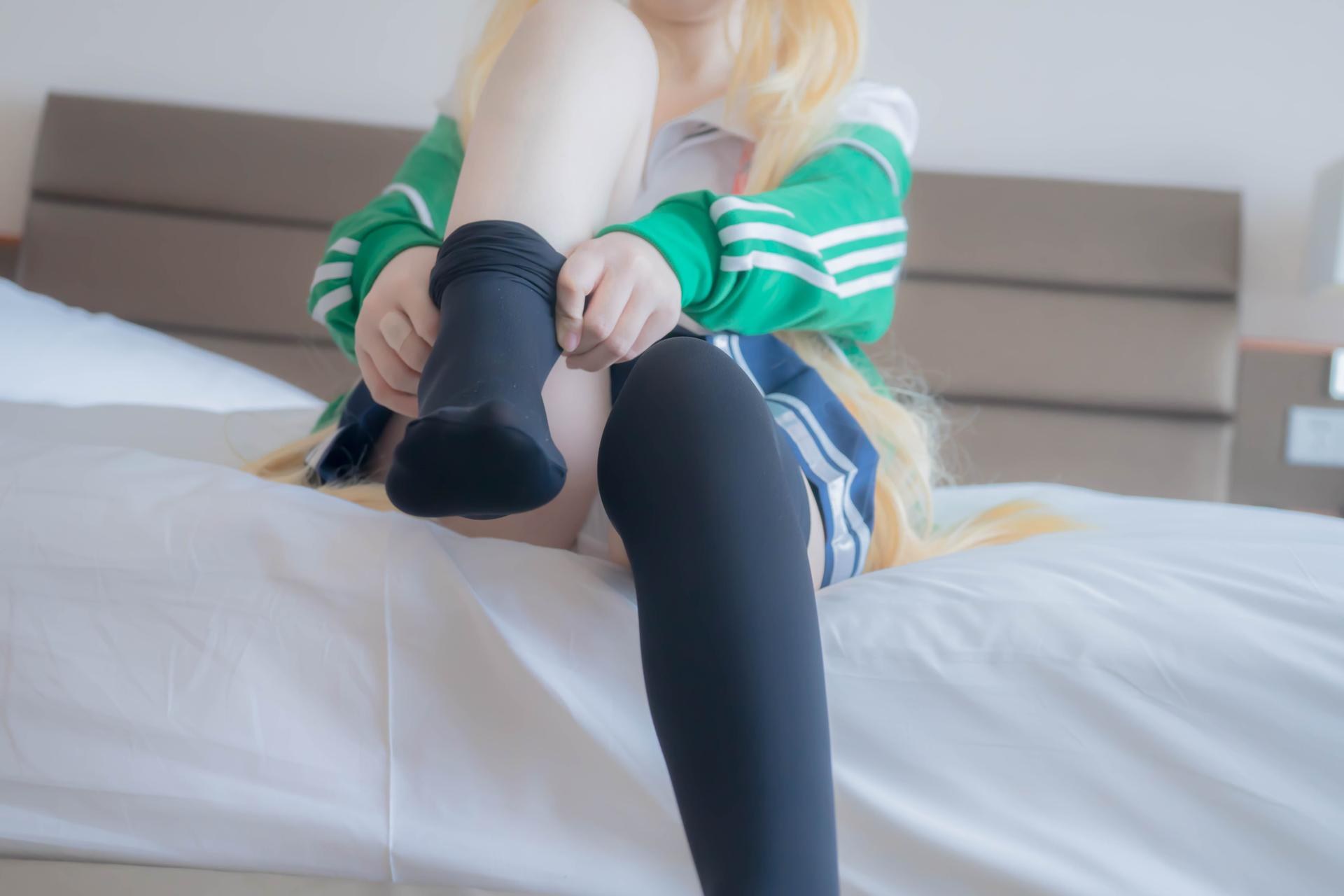[cosplay] 少女映畫 - 澤村·斯潘塞·英梨梨：翹臀學生裝黑絲大尺度角色還原 93P