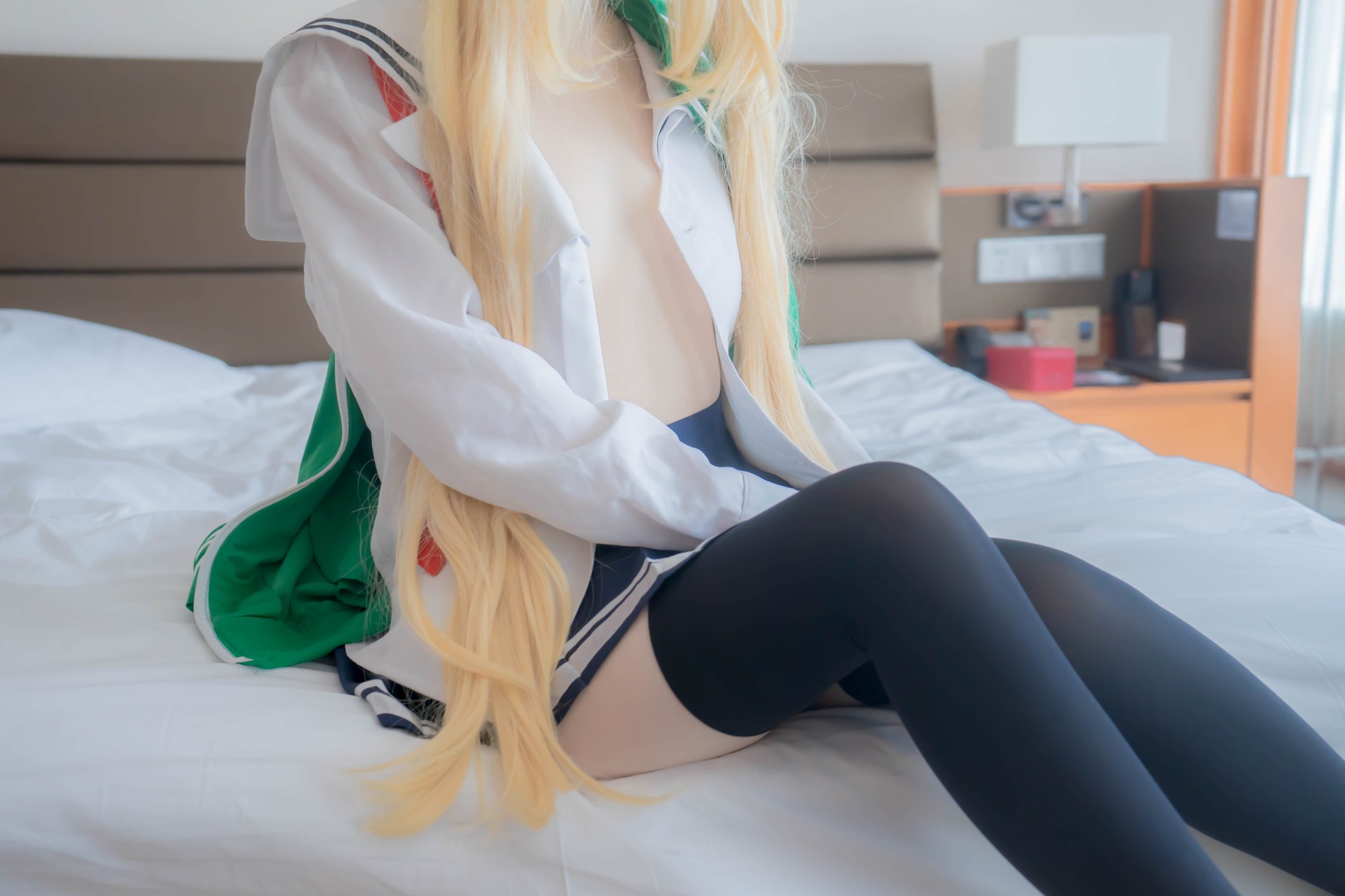 [cosplay] 少女映画 - 泽村·斯潘塞·英梨梨：翘臀学生装黑丝大尺度角色还原 93P