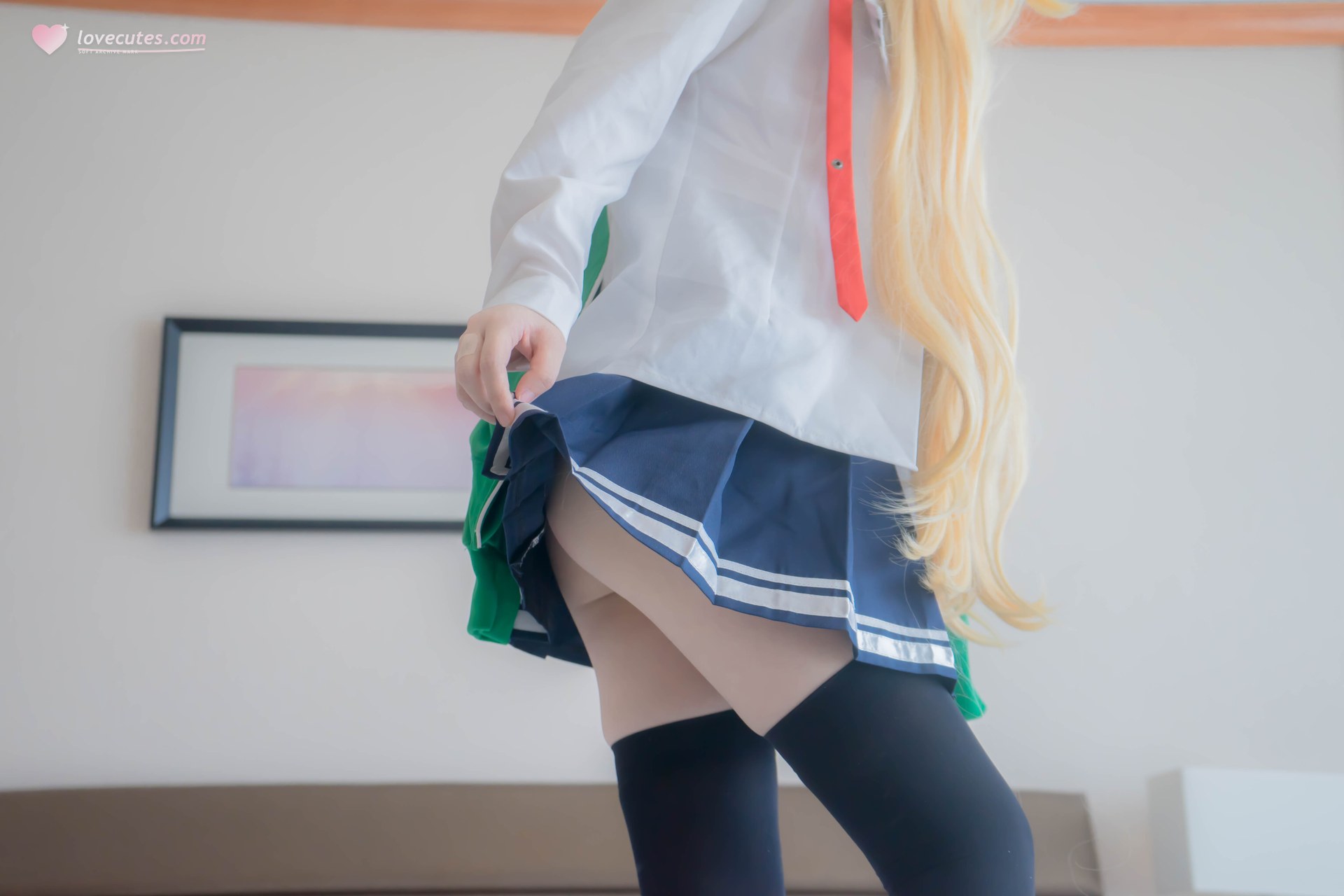[cosplay] 少女映画 - 泽村·斯潘塞·英梨梨：翘臀学生装黑丝大尺度角色还原 93P