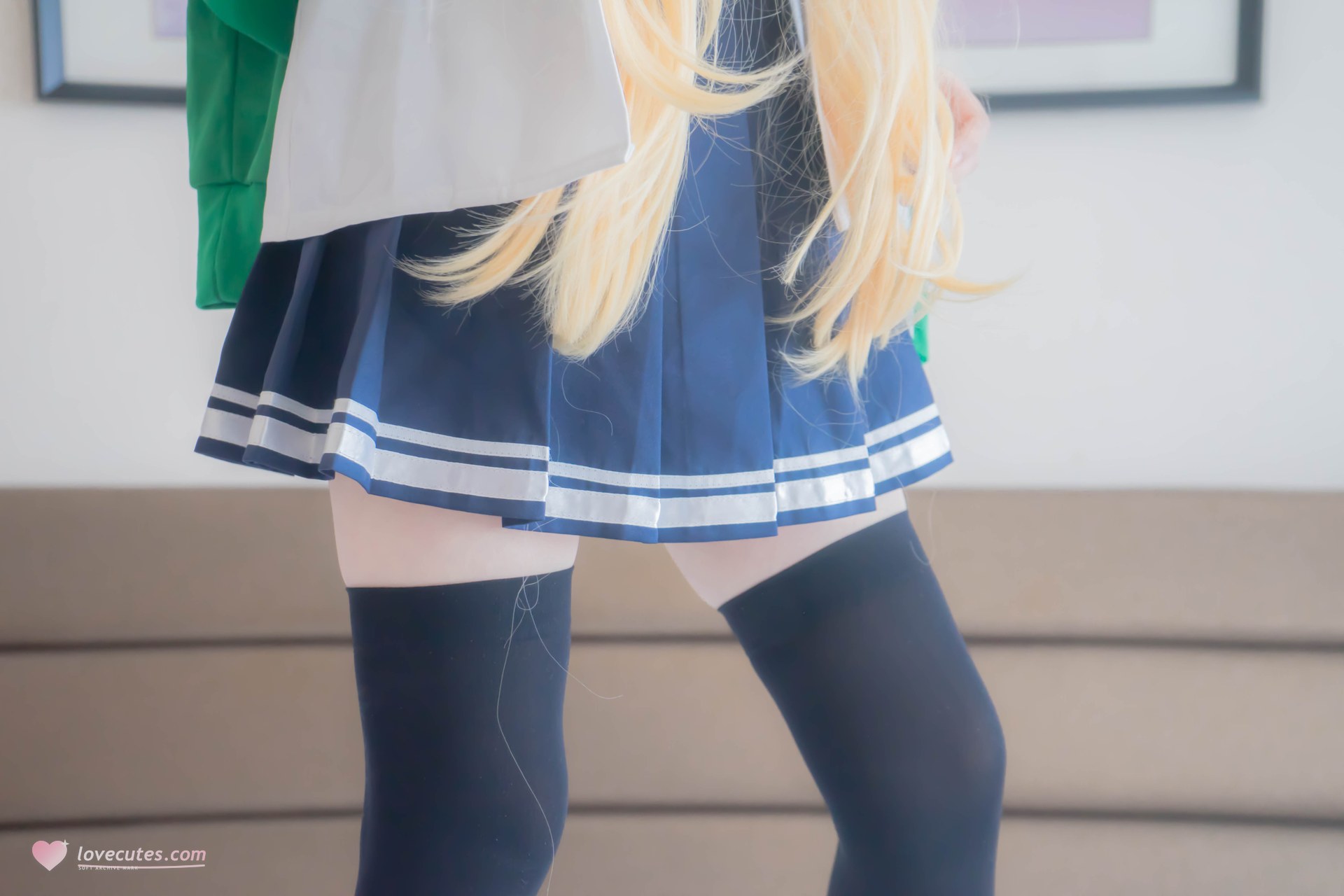 [cosplay] 少女映画 - 泽村·斯潘塞·英梨梨：翘臀学生装黑丝大尺度角色还原 93P