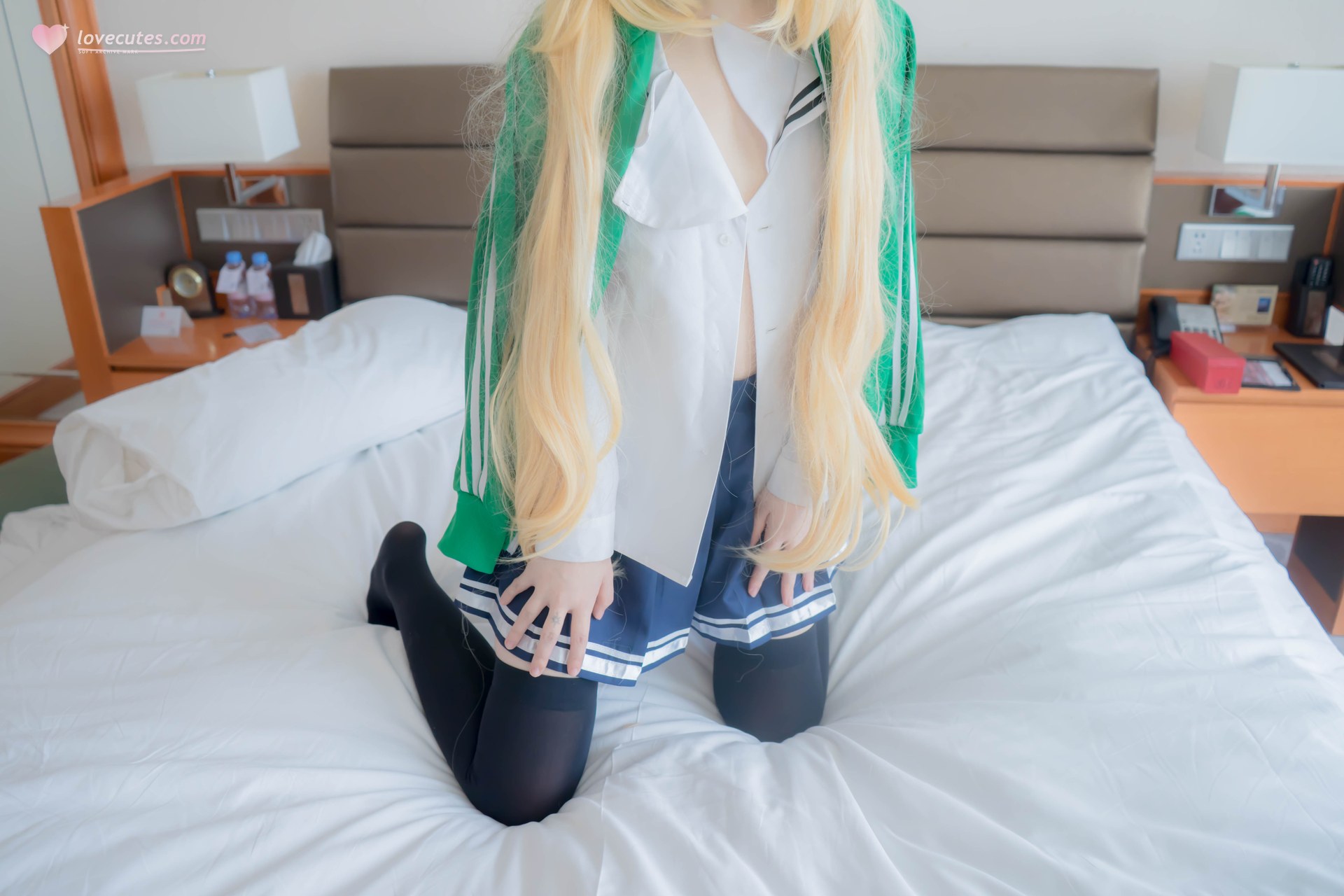 [cosplay] 少女映画 - 泽村·斯潘塞·英梨梨：翘臀学生装黑丝大尺度角色还原 93P