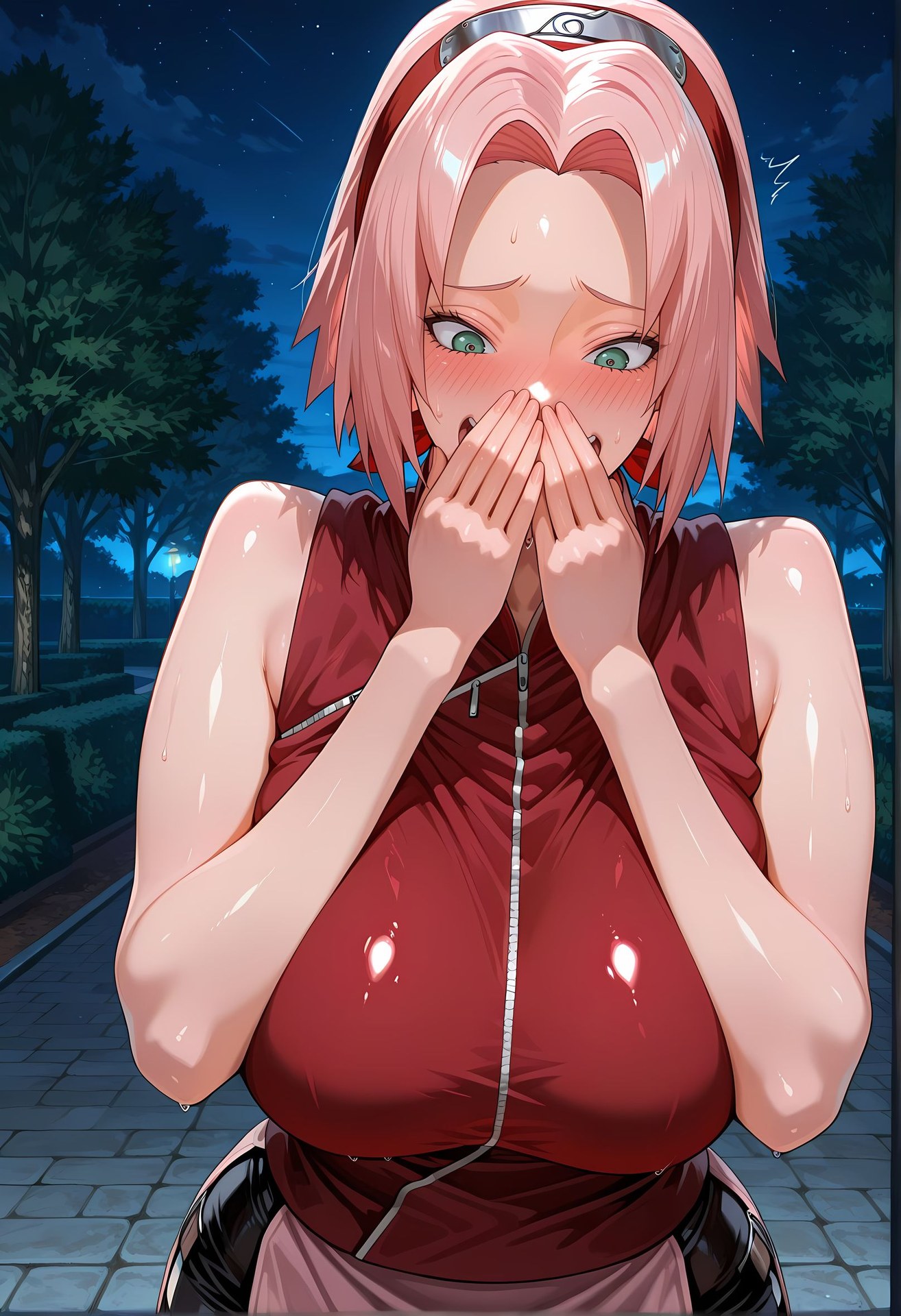 AI Porn - NARUTO 春野サクラ ボディスーツ 浴室 濡れ感 AI画像ギャラリー 164P