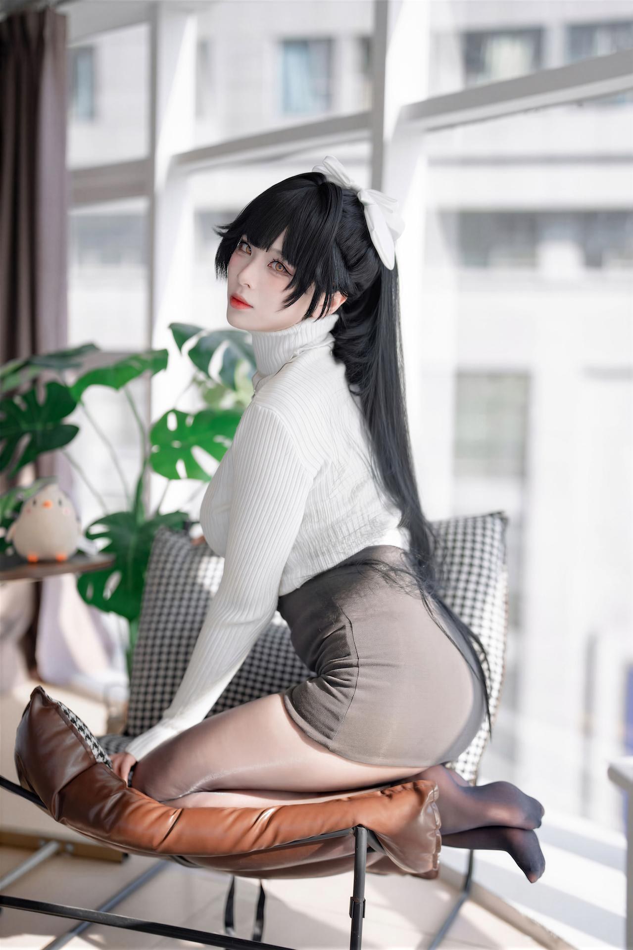 [cosplay] 軒蕭學姐 - 碧藍航線 高雄武者：和風武者美腿角色還原 68P