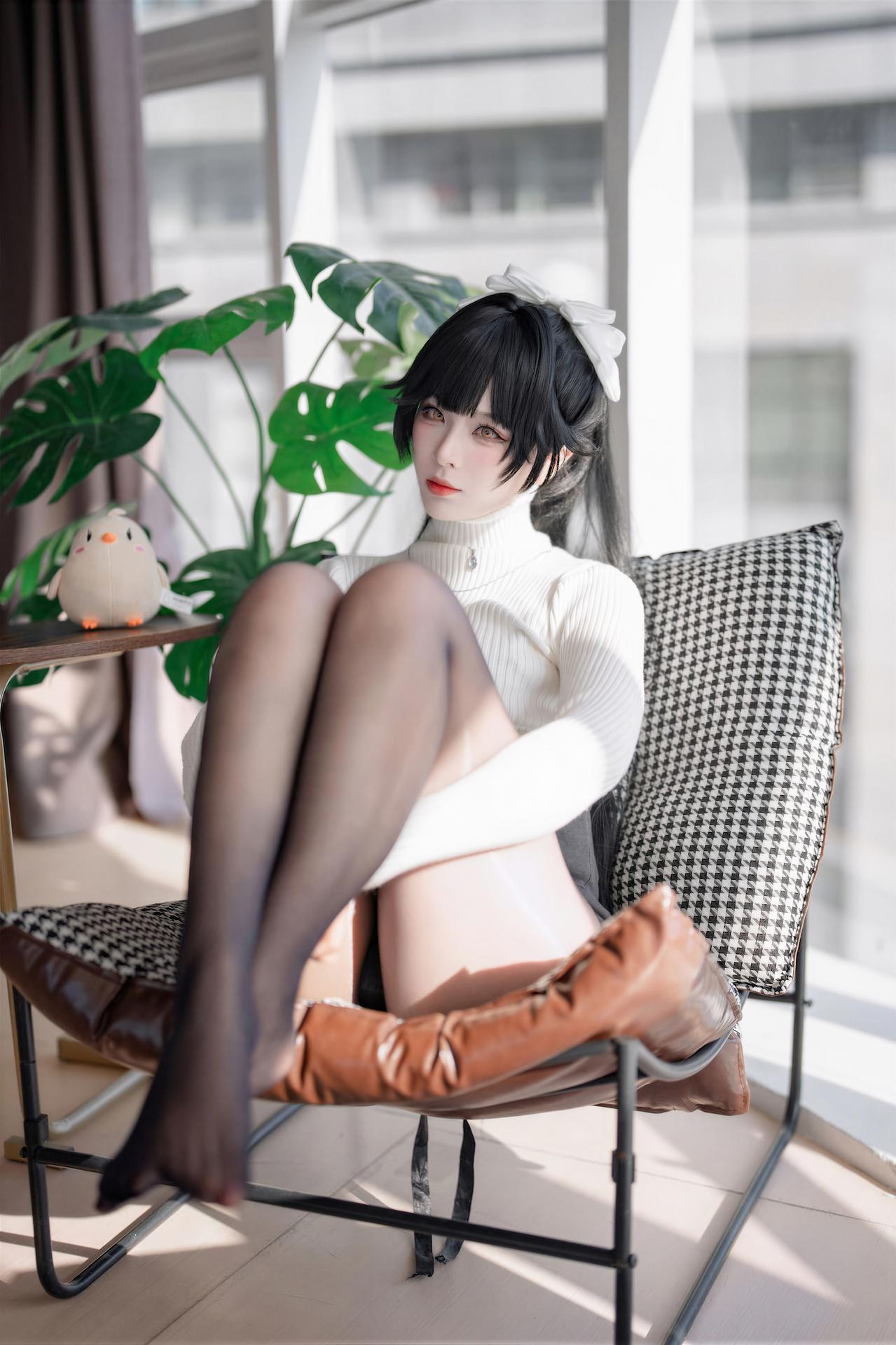 [cosplay] 軒蕭學姐 - 碧藍航線 高雄武者：和風武者美腿角色還原 68P