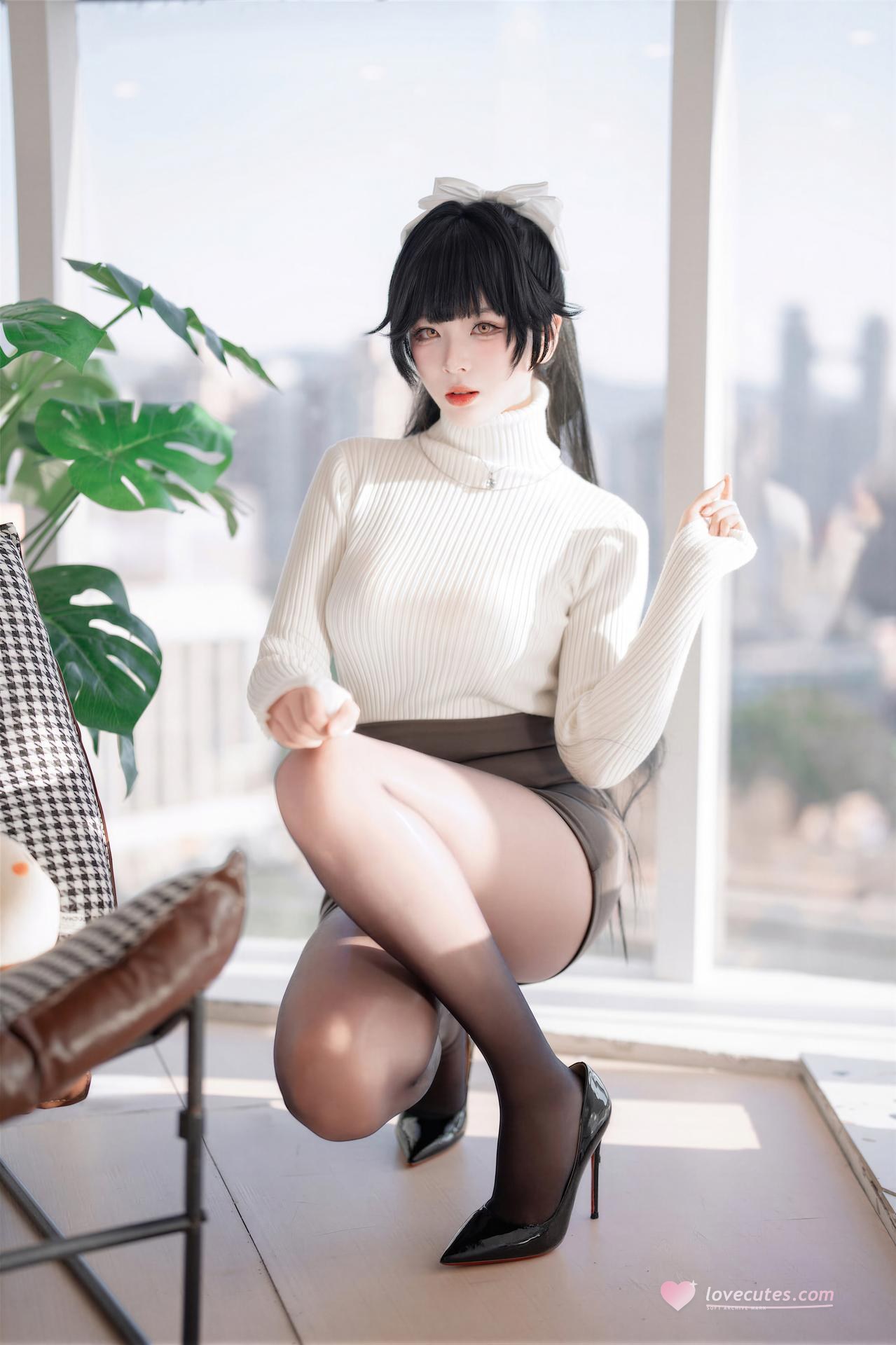 [cosplay] 軒蕭學姐 - 碧藍航線 高雄武者：和風武者美腿角色還原 68P