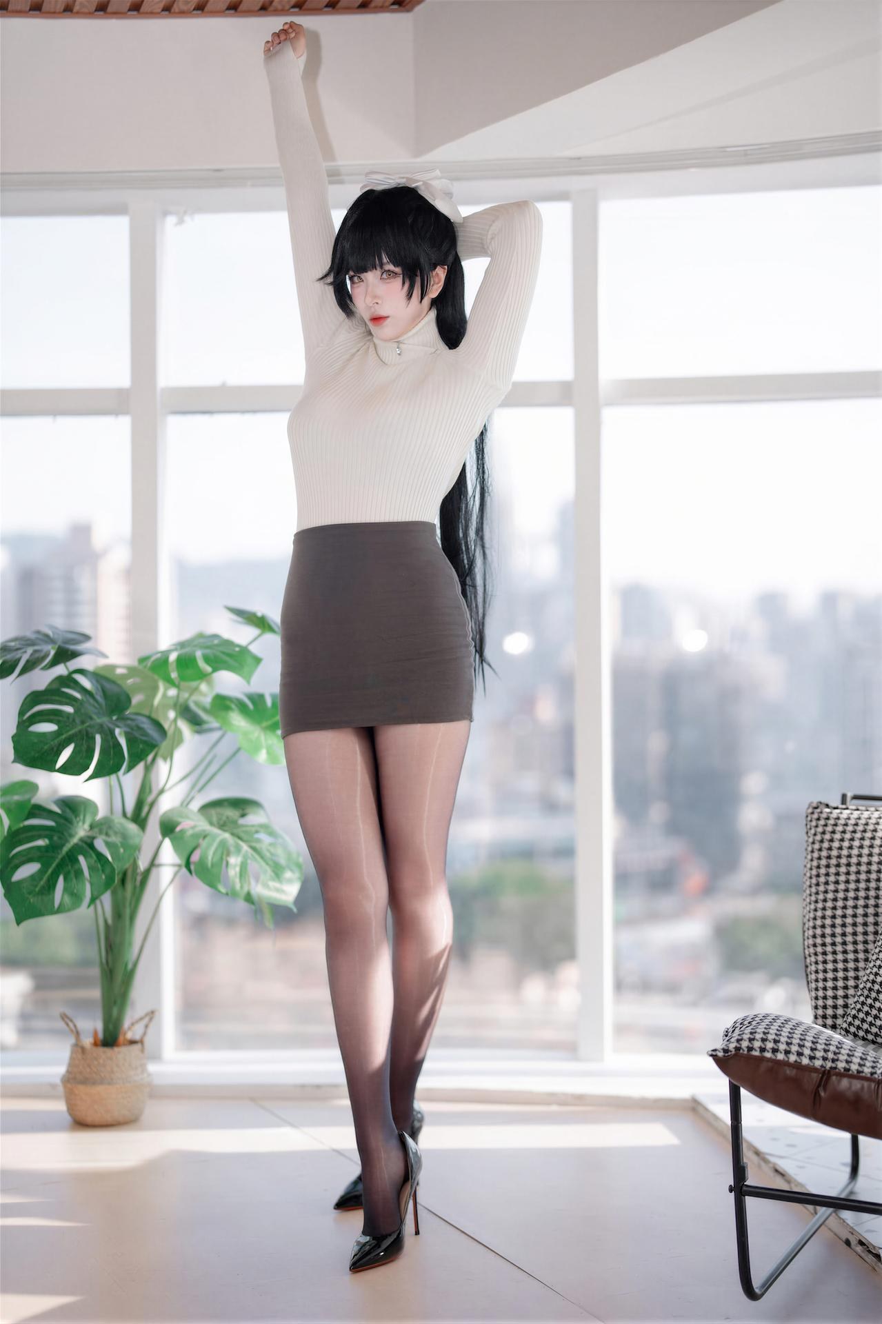 [cosplay] 軒蕭學姐 - 碧藍航線 高雄武者：和風武者美腿角色還原 68P