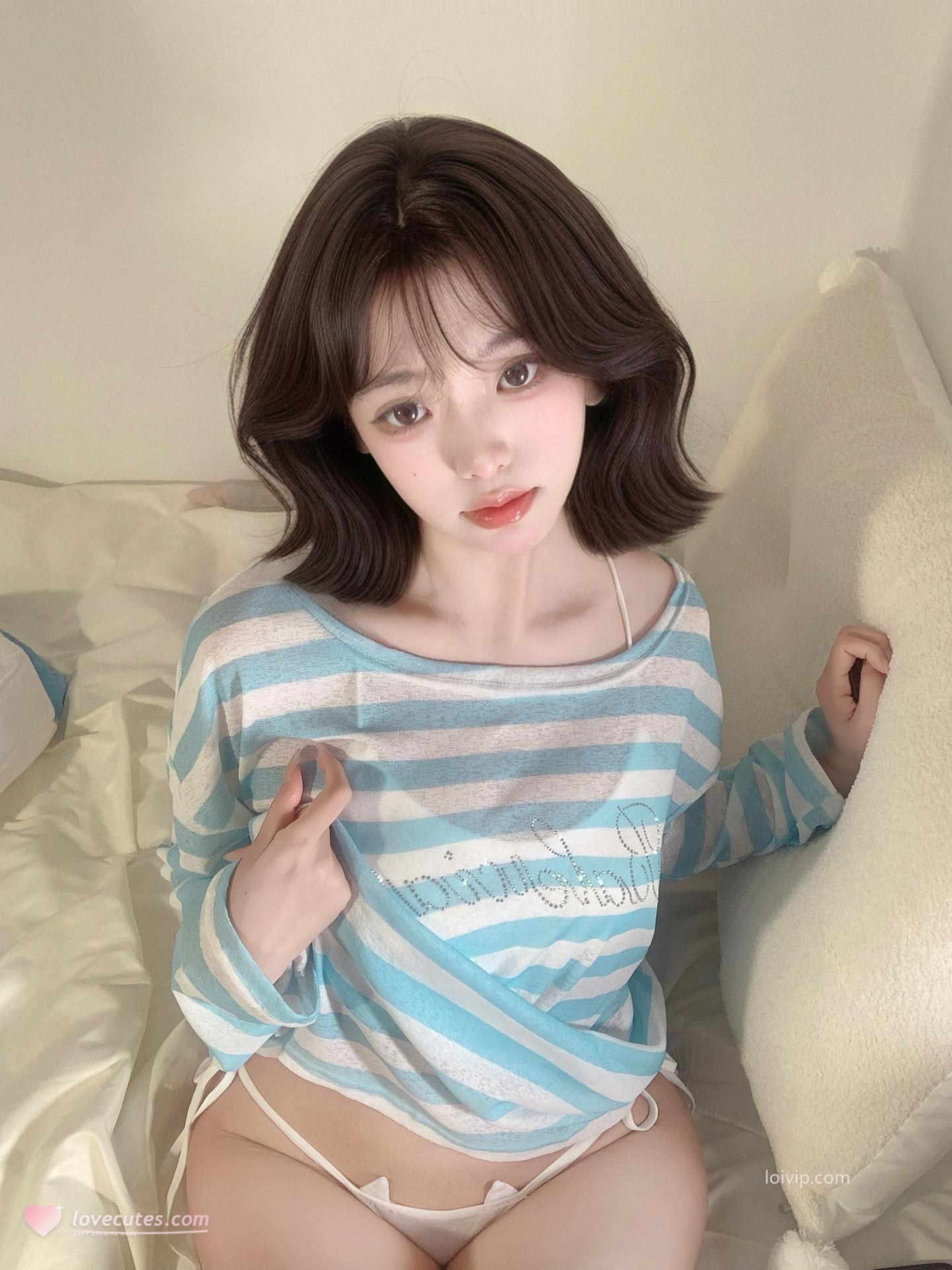 [private room] Nide Zhenzhenu - Home Girlfriend ชุดภาพคอสเพลย์ 99P1V