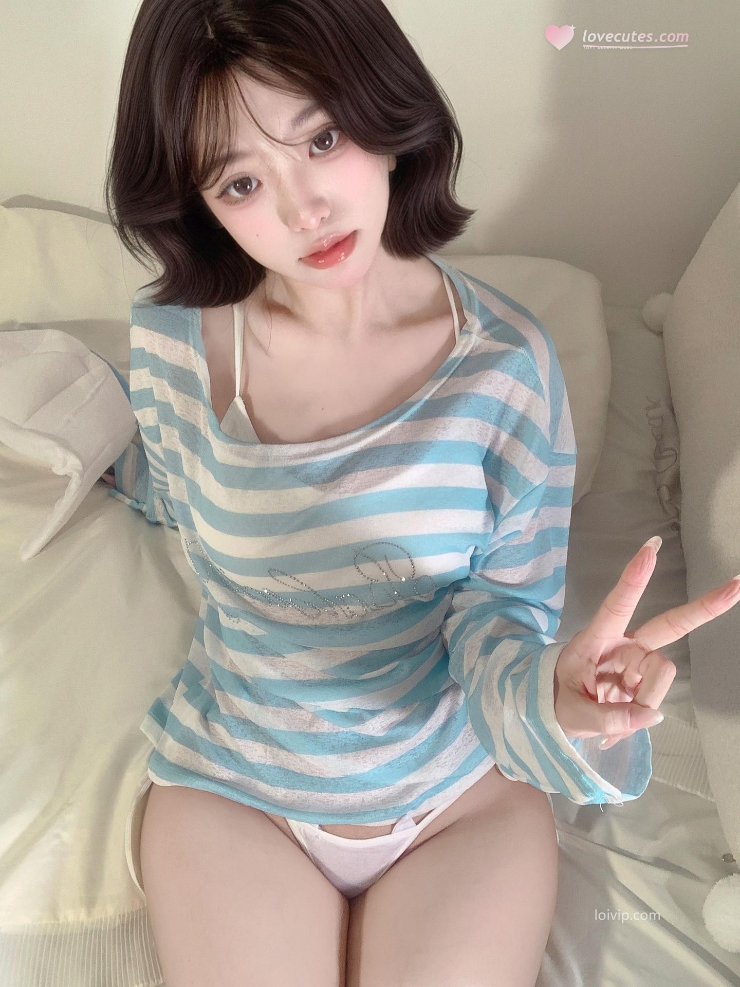 [private room] Nide Zhenzhenu - Home Girlfriend ชุดภาพคอสเพลย์ 99P1V