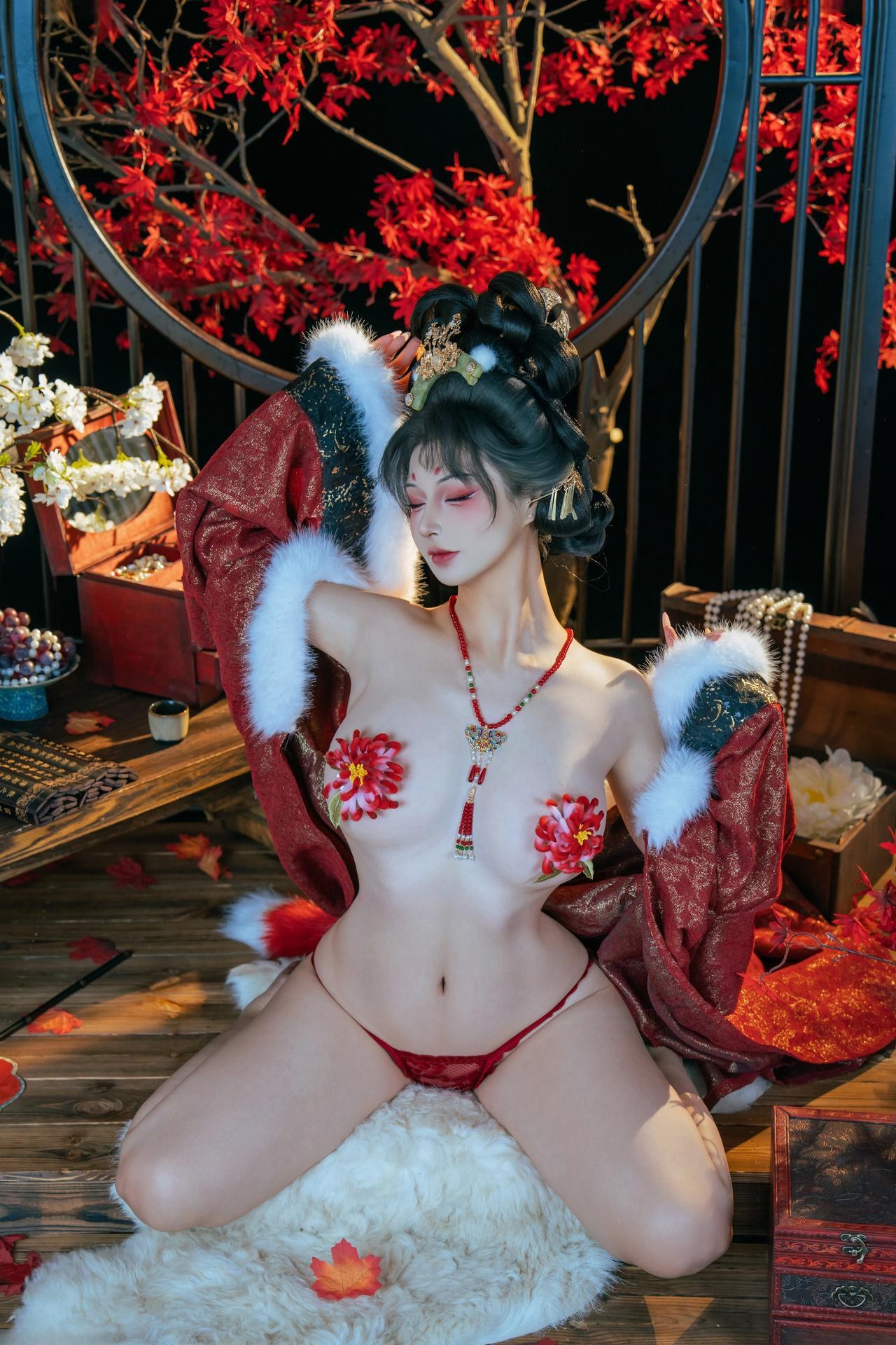 [Photo Set] yuuhui Yuhui - Fox Spirit ชุดภาพคอสเพลย์ 109P