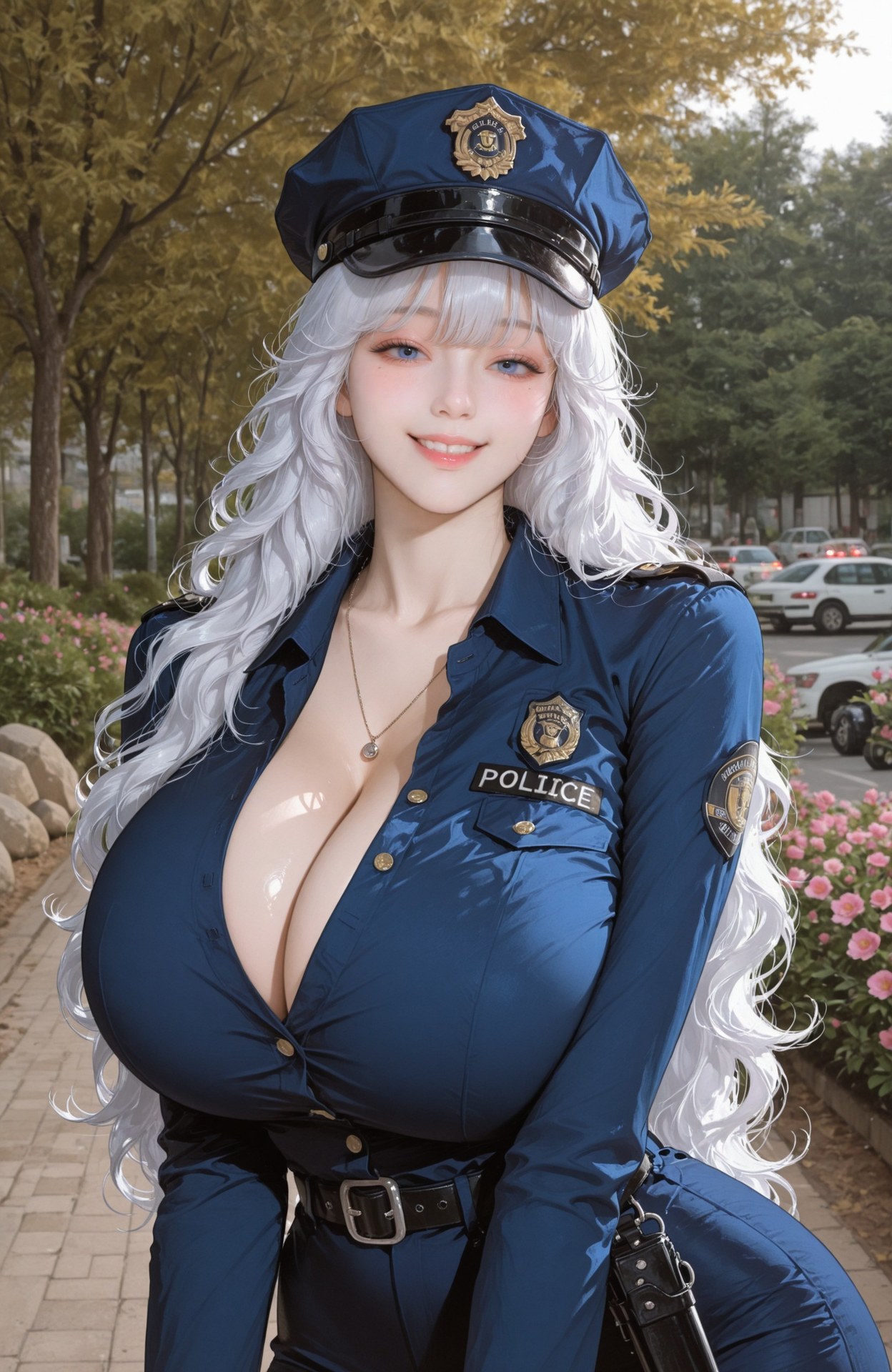 AI Generated Anime Girl - Goddess of Victory NIKKE Poli bộ ảnh AI bodysuit, explicit nude detail 101P