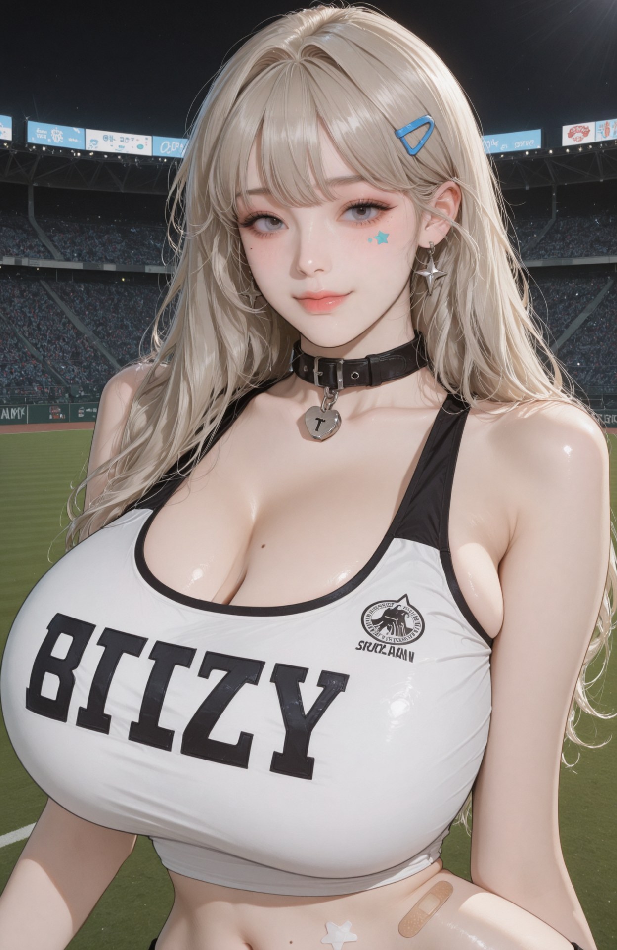 AI Generated Anime Girl - Goddess of Victory NIKKE Bay: bodysuit, uniform styling, wet-look styling, explicit nude detail 93P