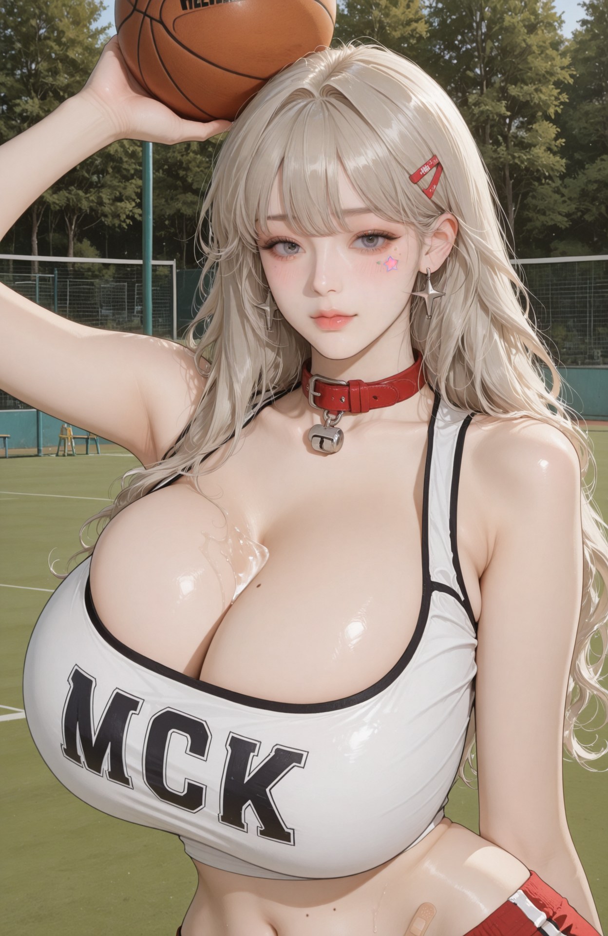 AI Generated Anime Girl - Goddess of Victory NIKKE Bay bodysuit, uniform styling, wet-look styling, explicit nude detail AI画像ギャラリー 93P
