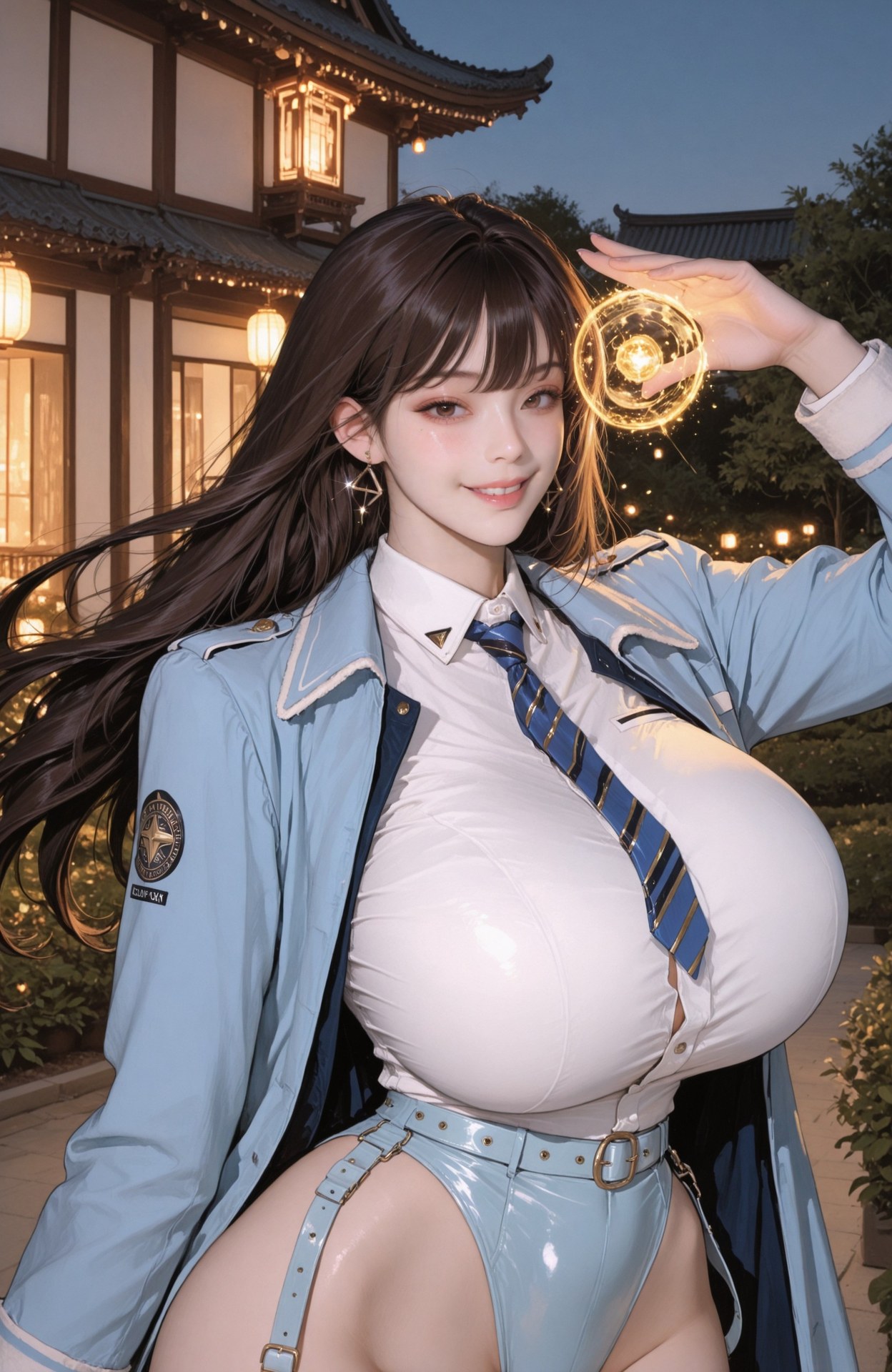 AI Generated Anime Girl - Goddess of Victory NIKKE Diesel: bodysuit, uniform styling, wet-look styling, explicit nude detail 93P