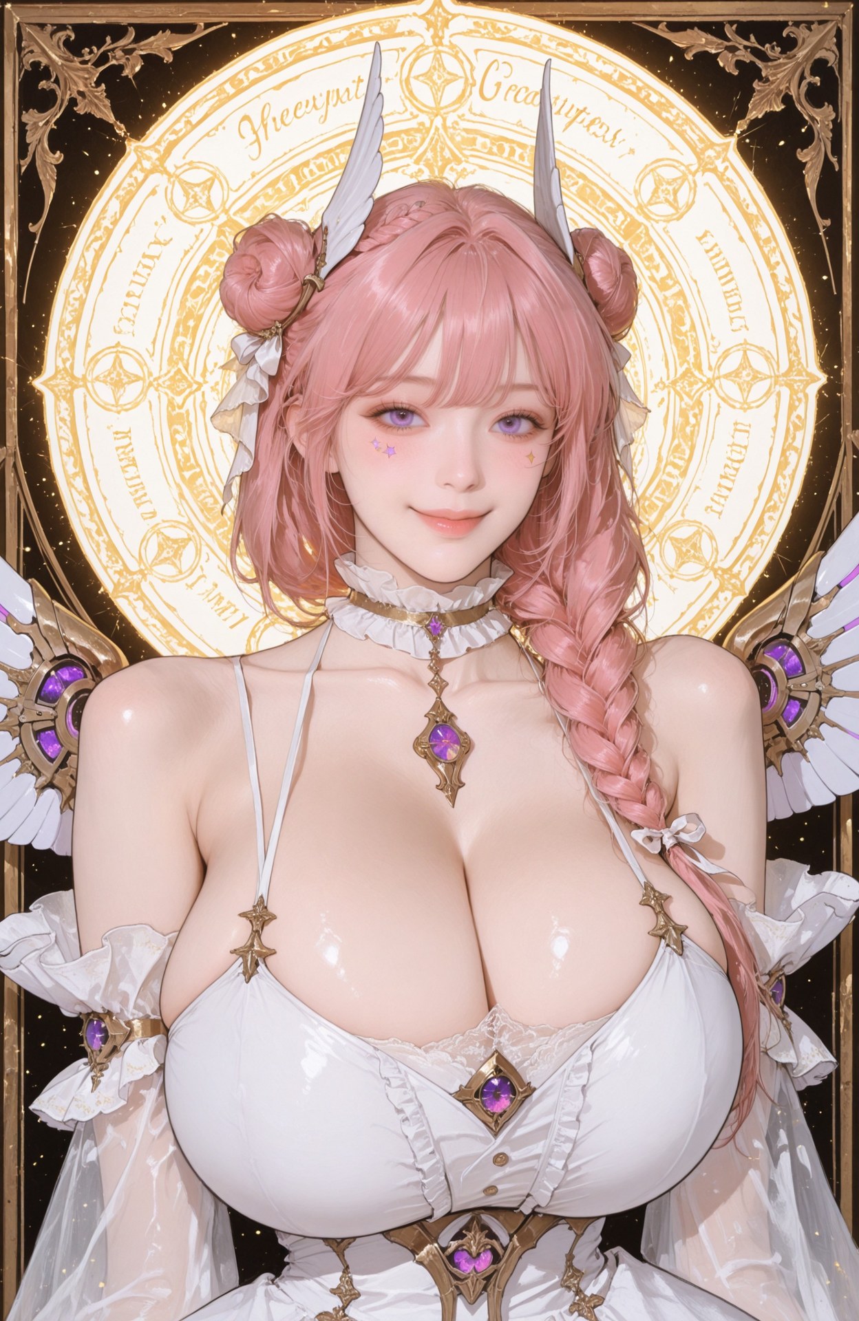 AI Generated Anime Girl - Goddess of Victory NIKKE Dorothy lace lingerie, bodysuit, white stockings, wet-look styling, explicit nude detail AI画像ギャラリー 96P