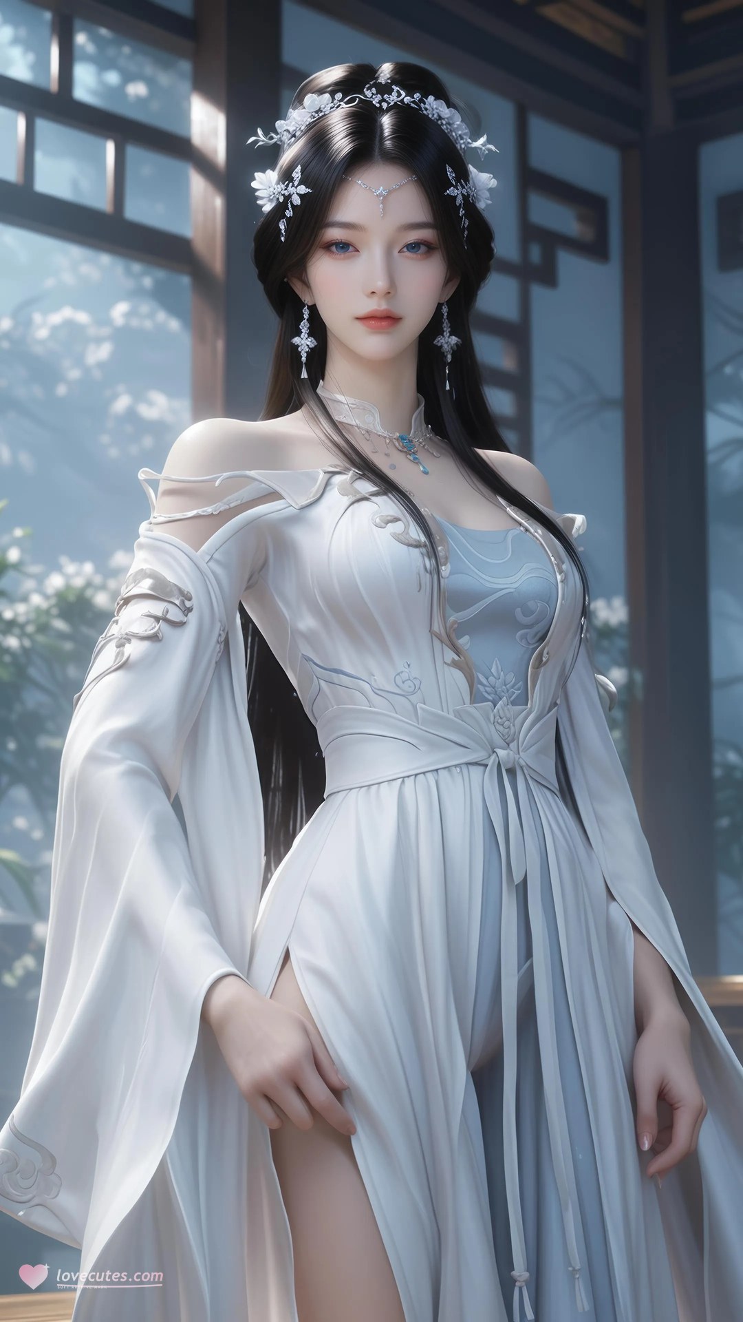 AI Porn - 안묘의 보디슈트 노출 누드 AI 성인 갤러리 828P