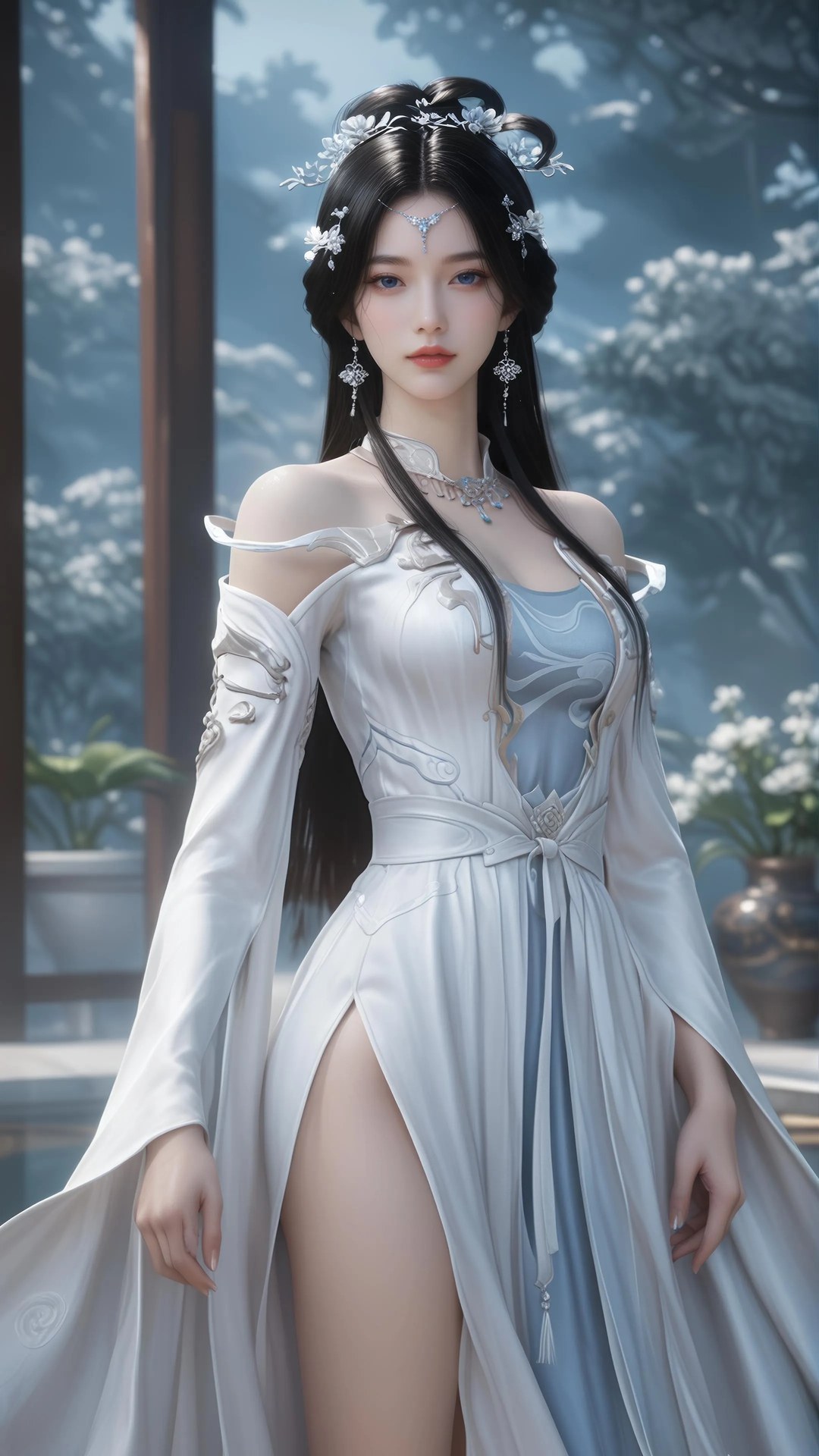 AI Porn - 안묘의 보디슈트 노출 누드 AI 성인 갤러리 828P