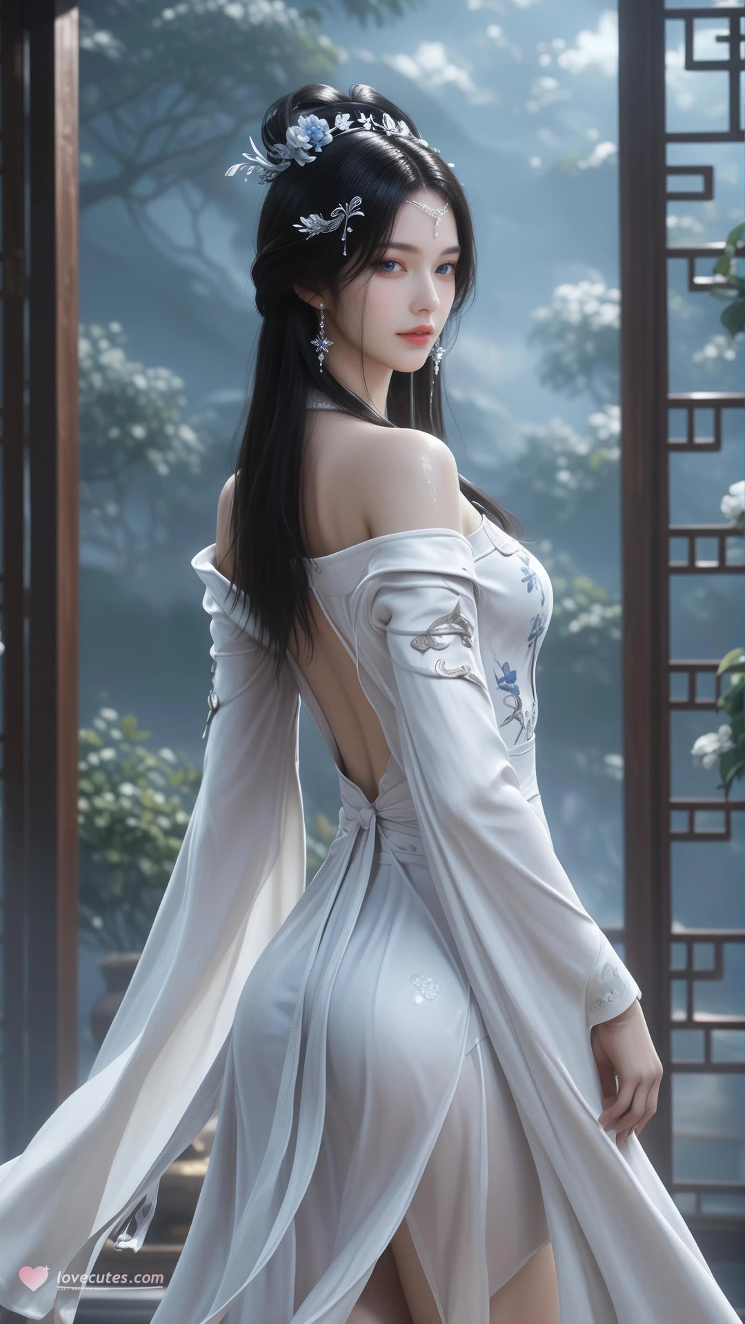 AI Porn - 안묘의 보디슈트 노출 누드 AI 성인 갤러리 828P