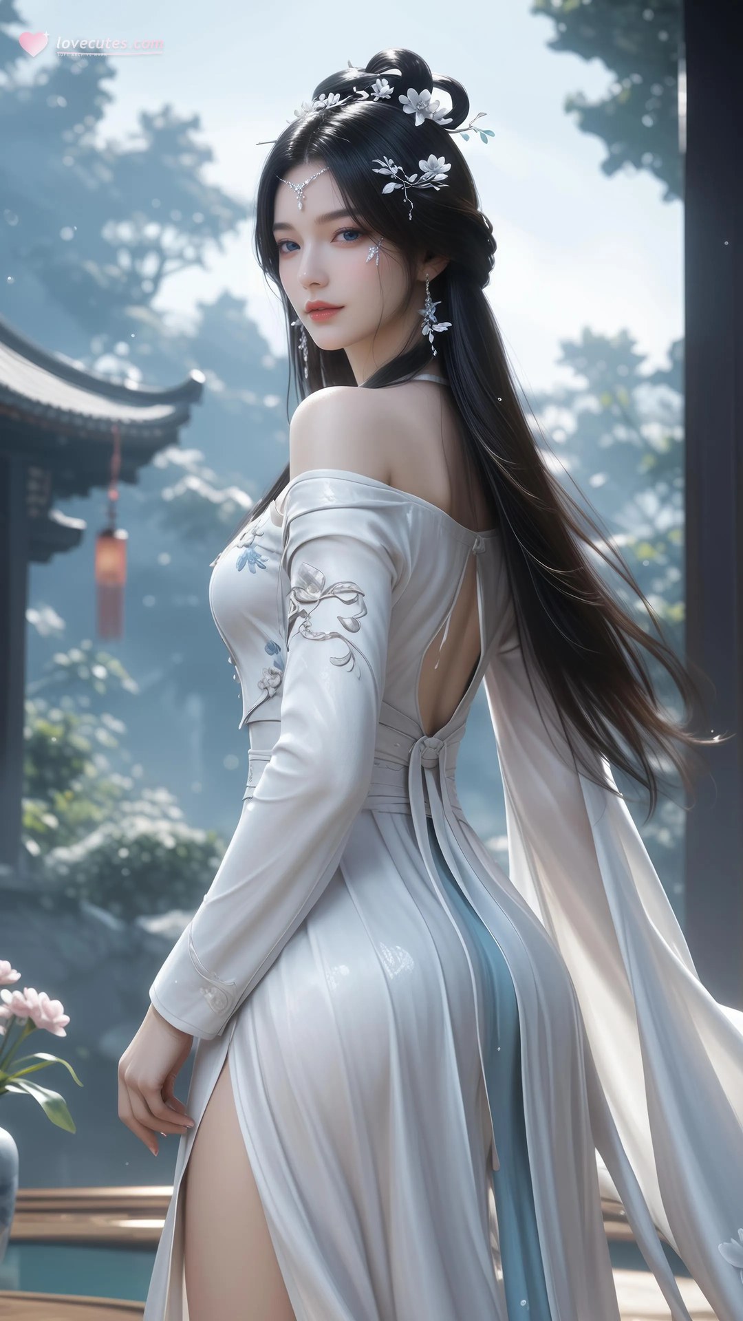 AI Porn - 안묘의 보디슈트 노출 누드 AI 성인 갤러리 828P