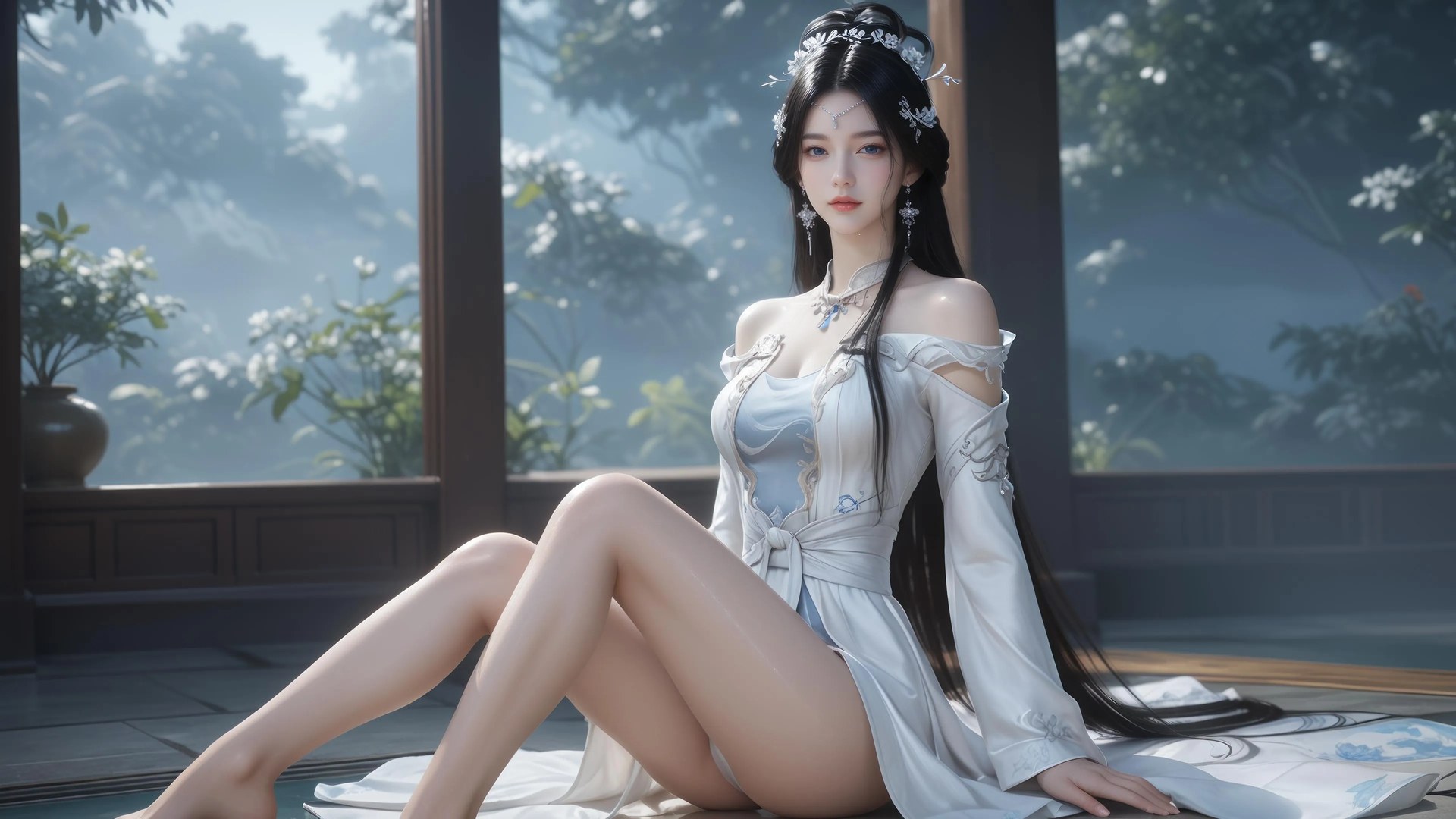 AI Porn - An Miaoyi bodysuit ảnh nude người lớn AI Gallery 828P