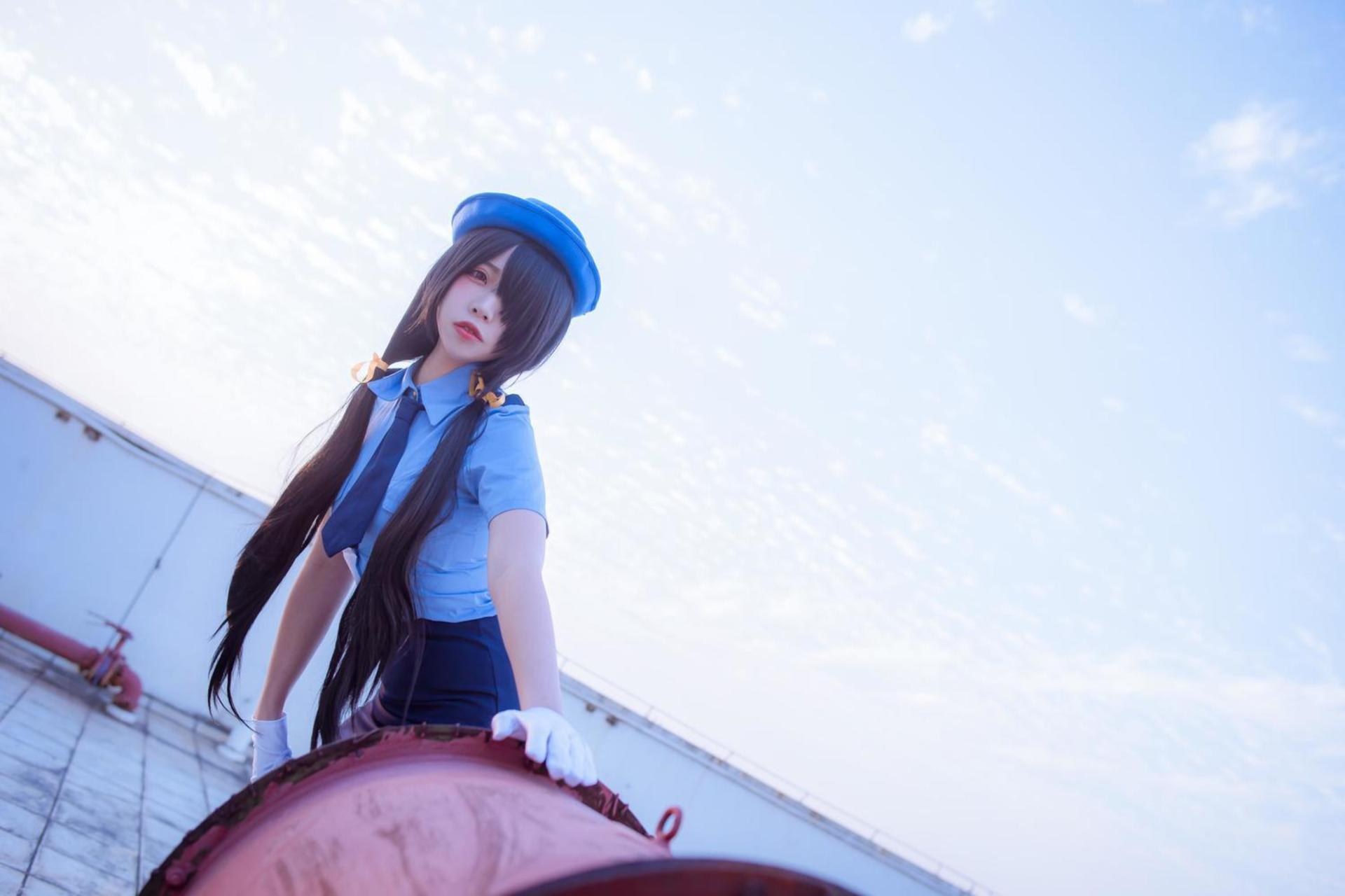 [cosplay] 二佐Nisa - 约会大作战 时崎狂三：女警女警制服黑丝 28P 繁體版