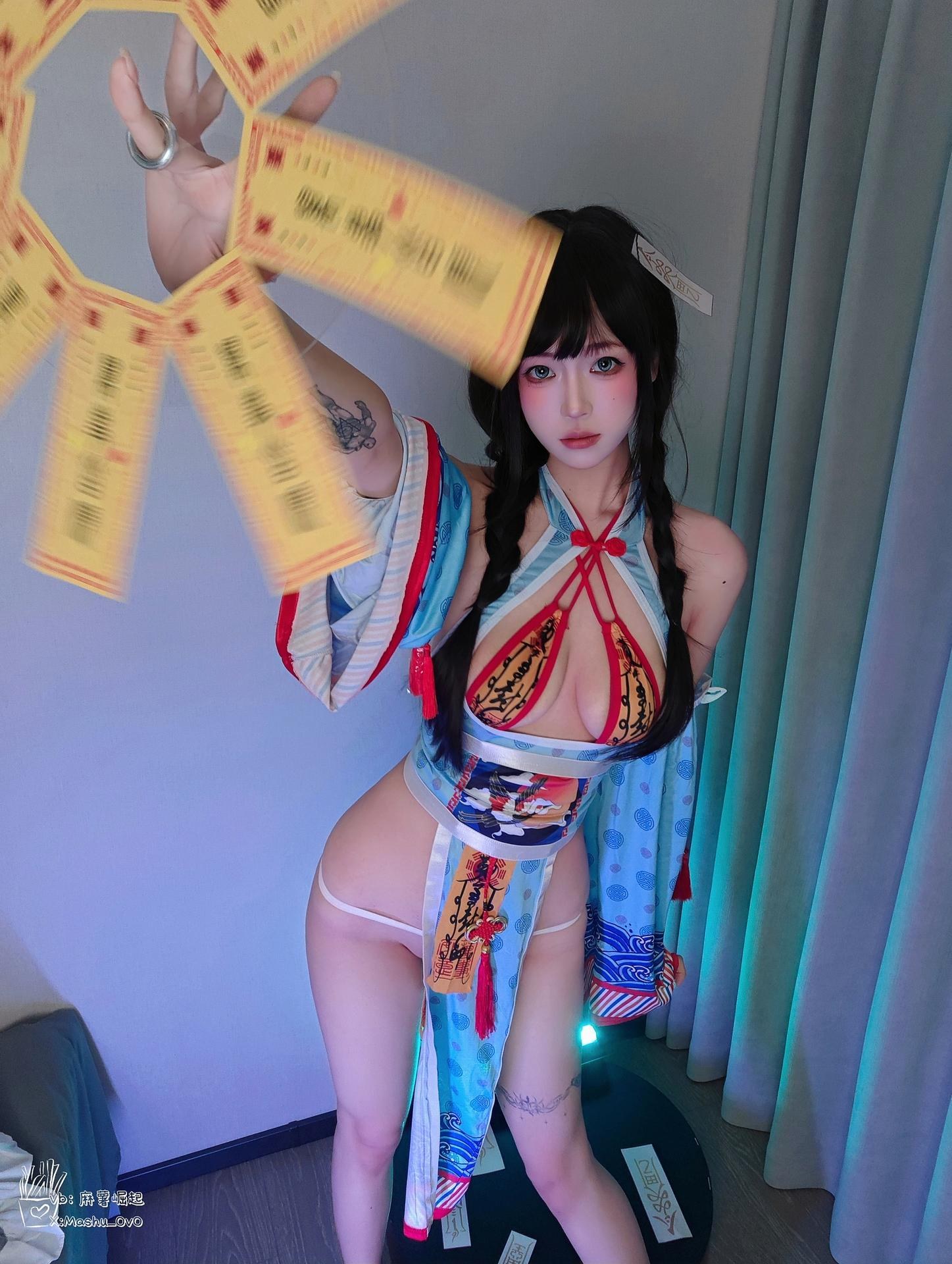 [写真] Mashu Haochi - Halloween Zombie Girl コスプレ写真集 66P