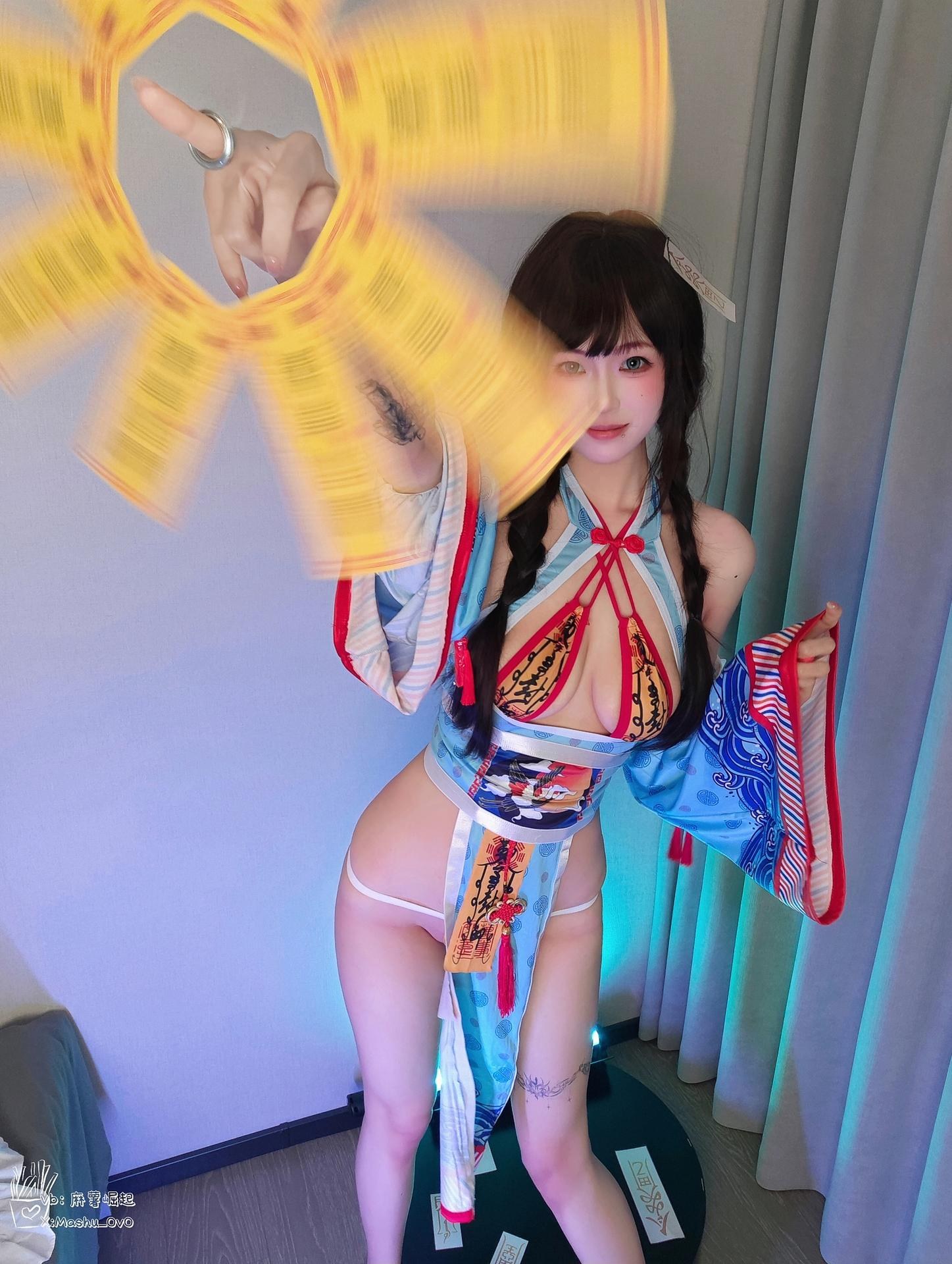 [写真] Mashu Haochi - Halloween Zombie Girl コスプレ写真集 66P