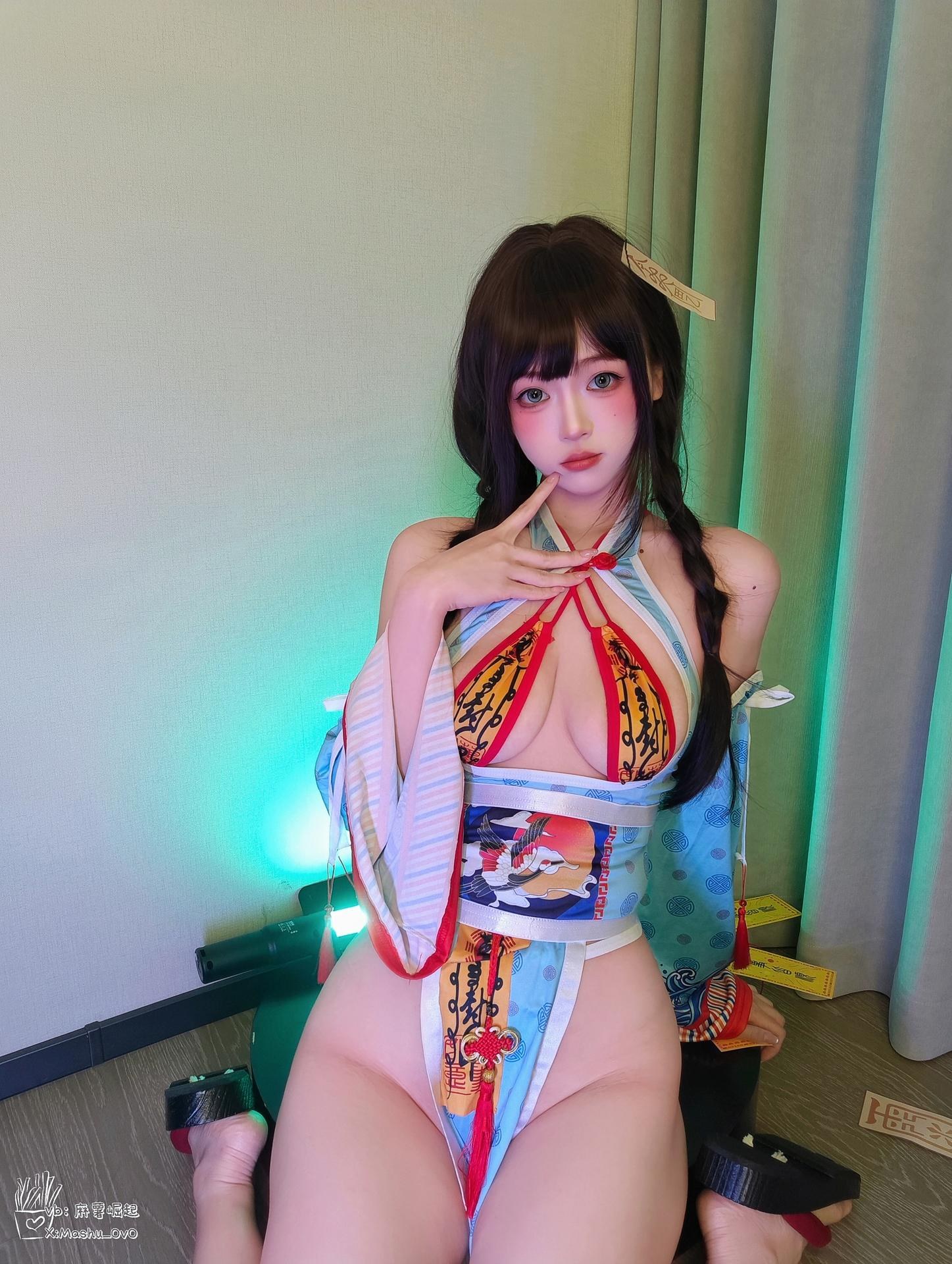 [写真] Mashu Haochi - Halloween Zombie Girl コスプレ写真集 66P