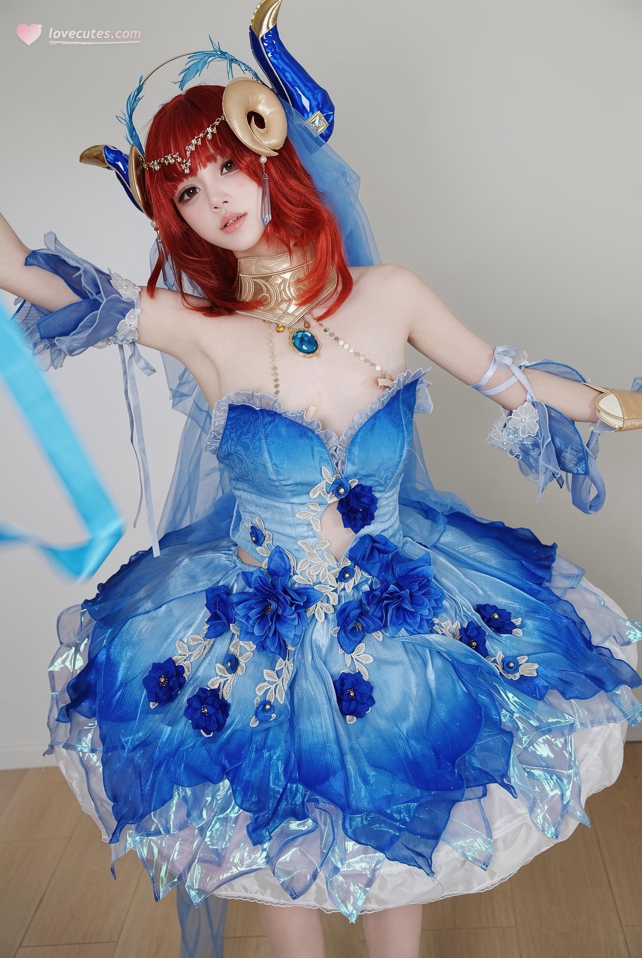 [Cosplay] Bingbing Dawang - OtherXXX Genshin Impact Nilou ballet Cosplay Photo Set 22P4V
