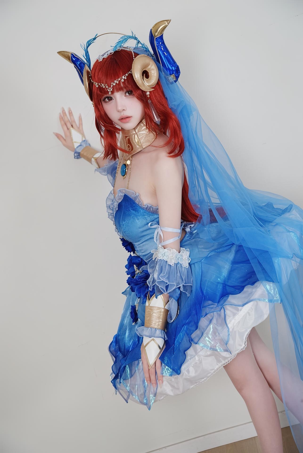 [Cosplay] Bingbing Dawang - OtherXXX Genshin Impact Nilou ballet Cosplay Photo Set 22P4V