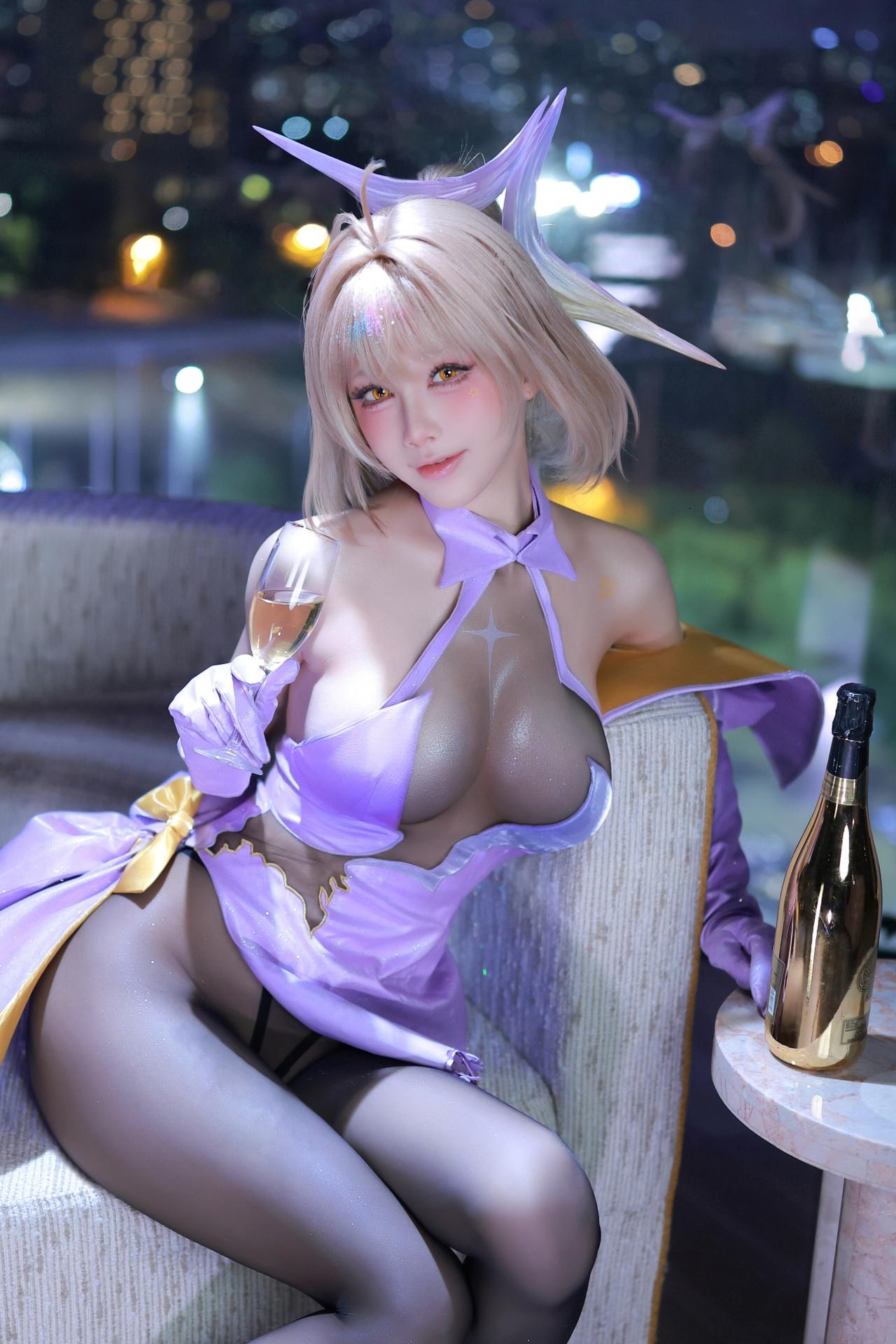 [Cosplay] Shuimiao Aqua - NIKKE Goddess of Victory Anis Super Star Starlight Cosplay Photo Set 54P