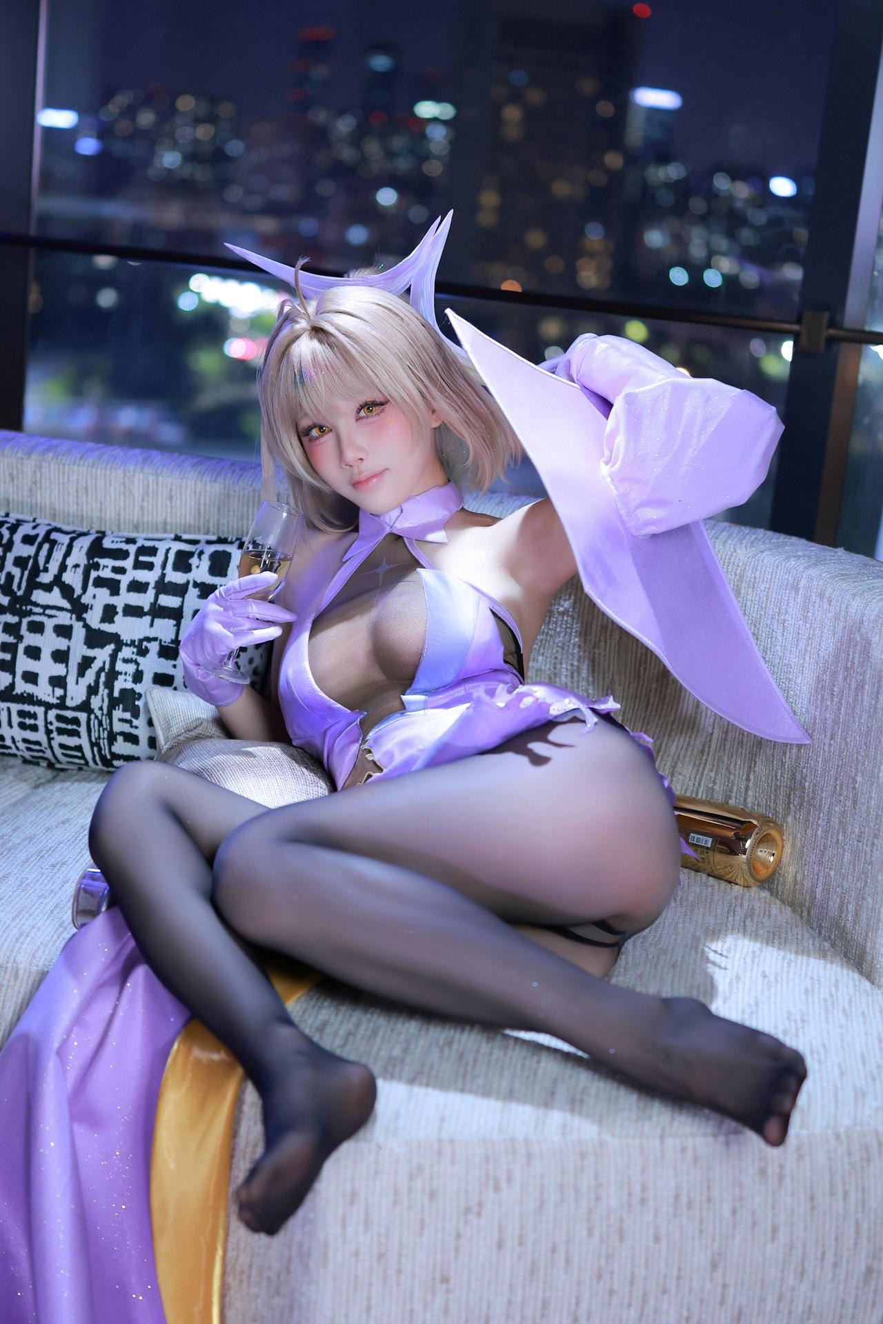 [Cosplay] Shuimiao Aqua - NIKKE Goddess of Victory Anis Super Star Starlight Cosplay Photo Set 54P