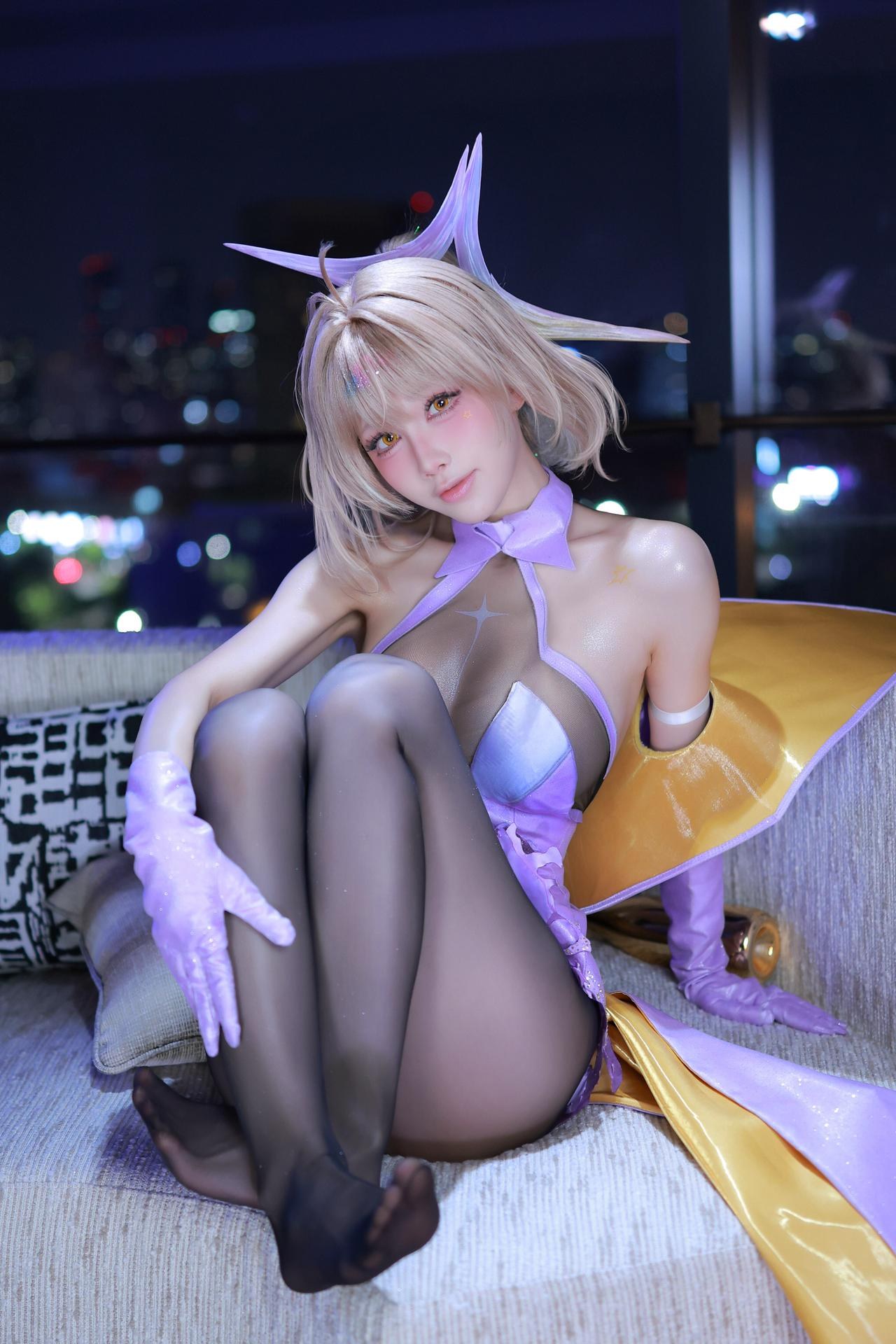 [Cosplay] Shuimiao Aqua - NIKKE Goddess of Victory Anis Super Star Starlight Cosplay Photo Set 54P